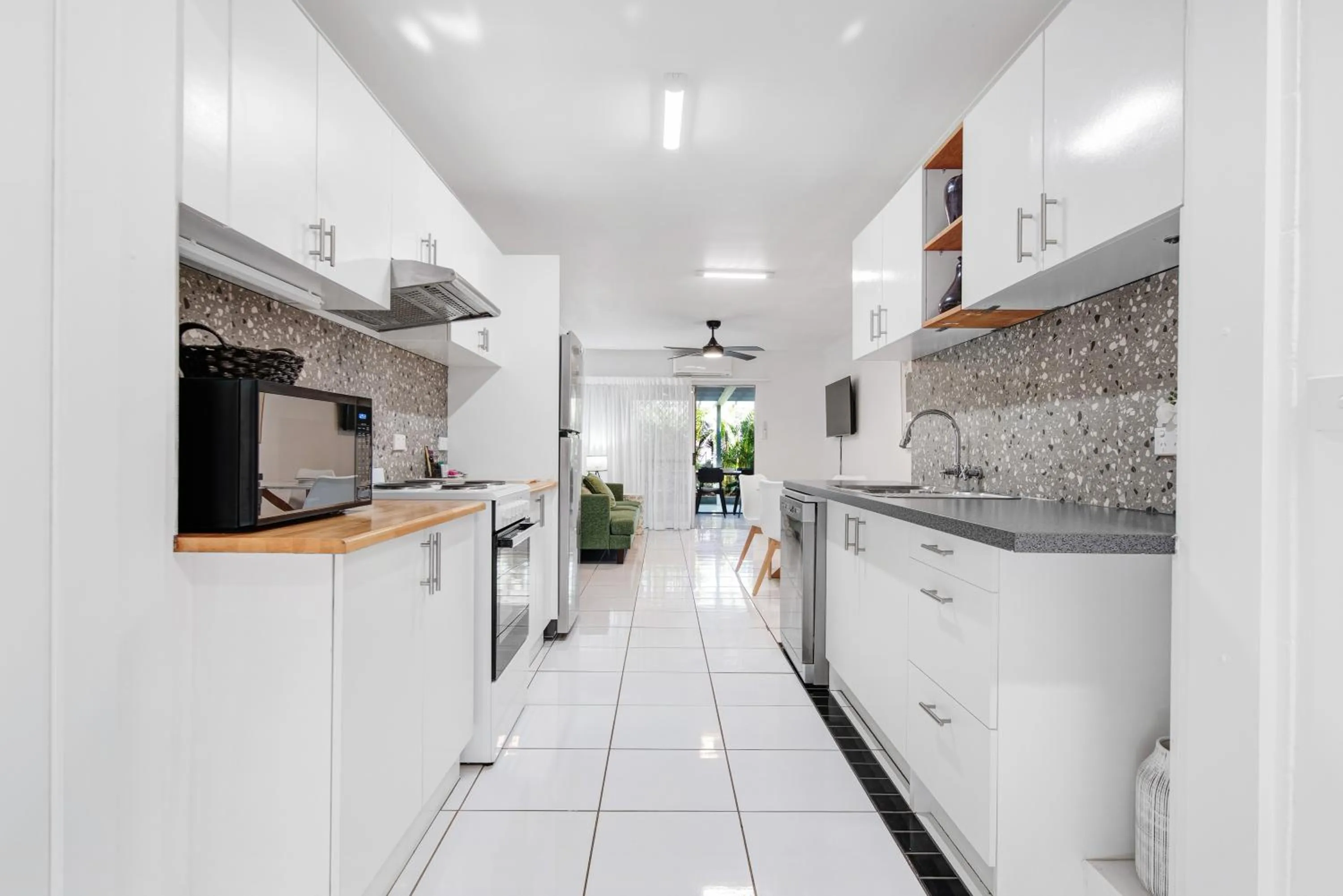 kitchen in Beachcomber Peregian Beach