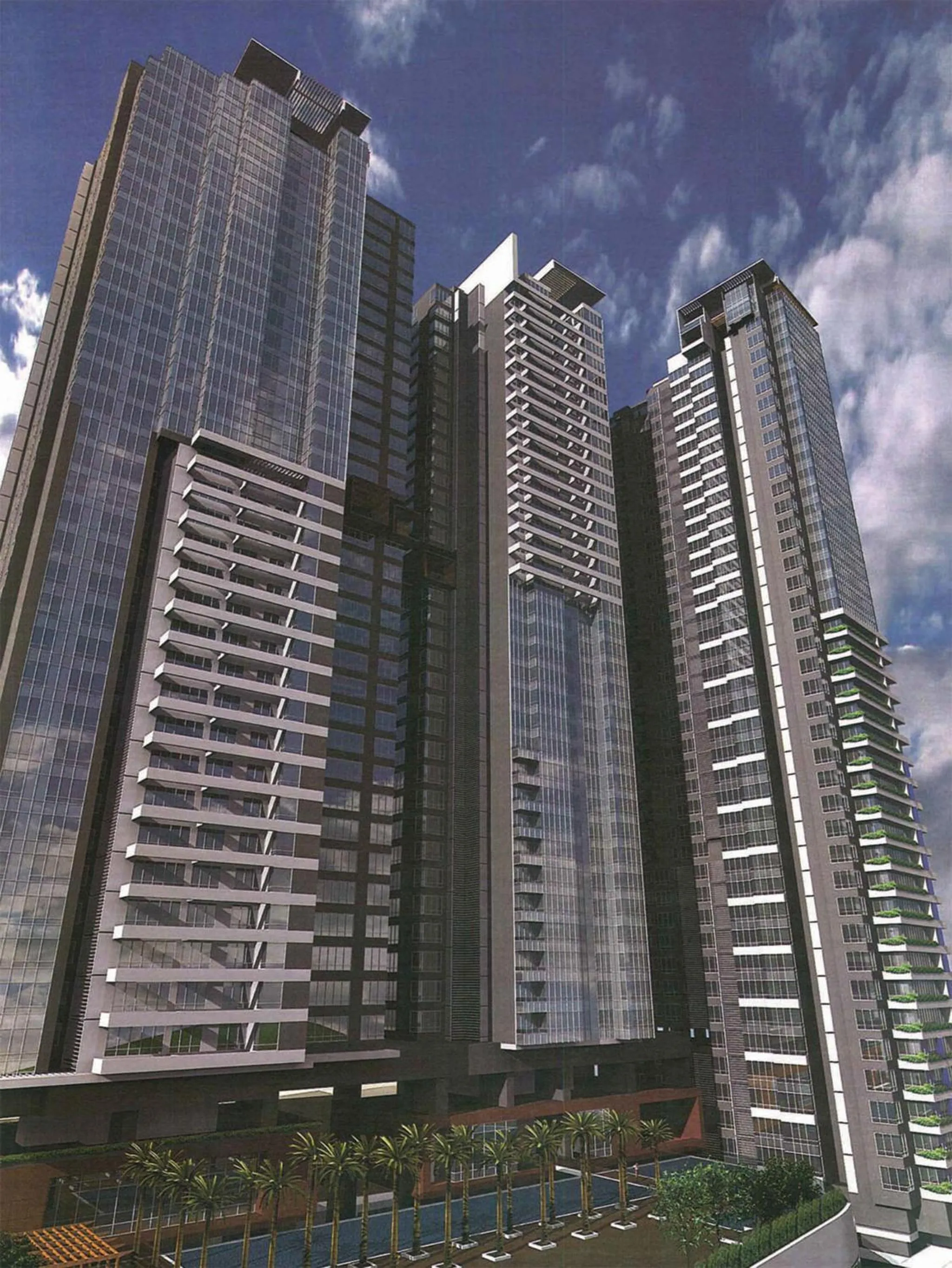 Facade/entrance in Lanson Place Bukit Ceylon