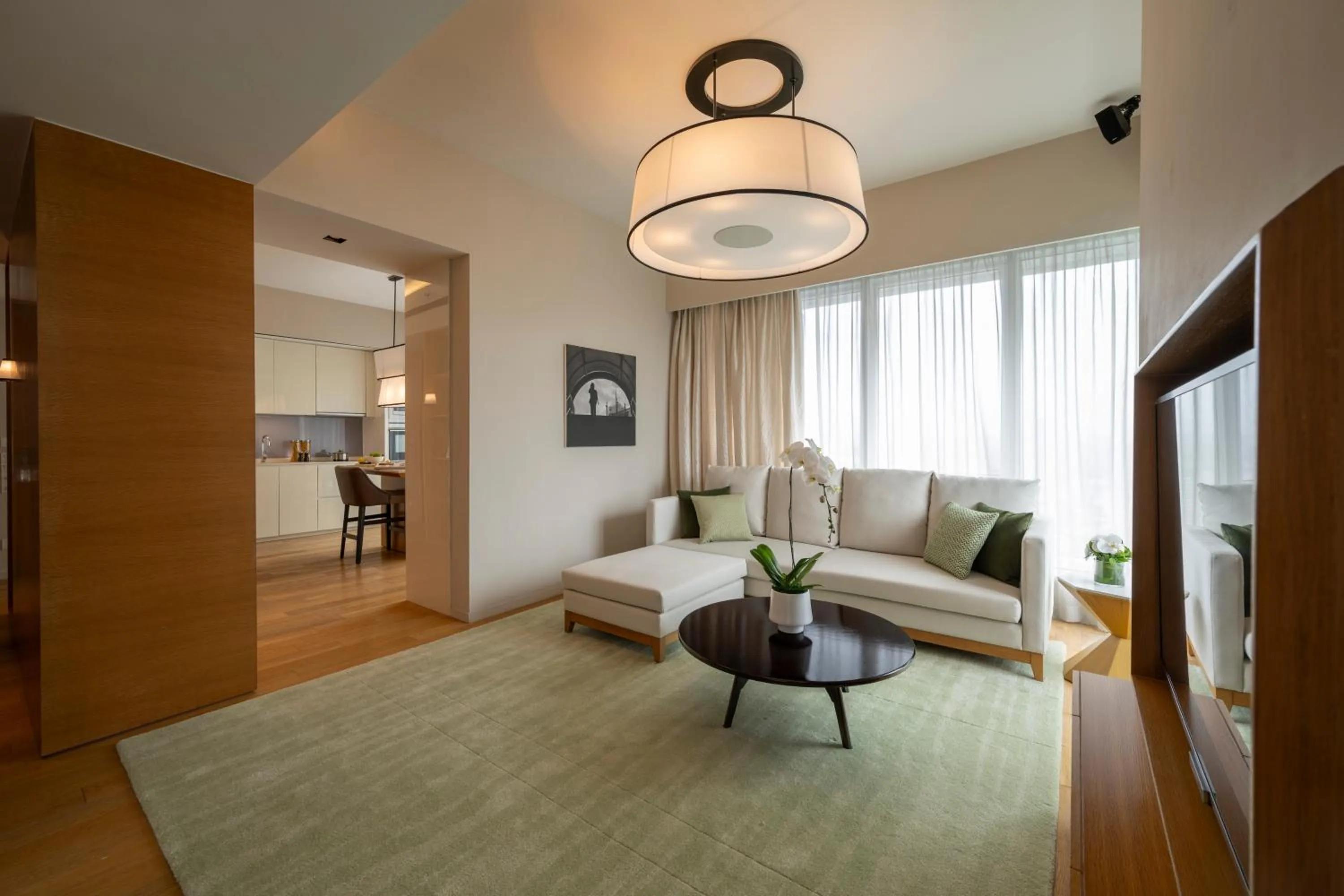 Living room in Lanson Place Bukit Ceylon