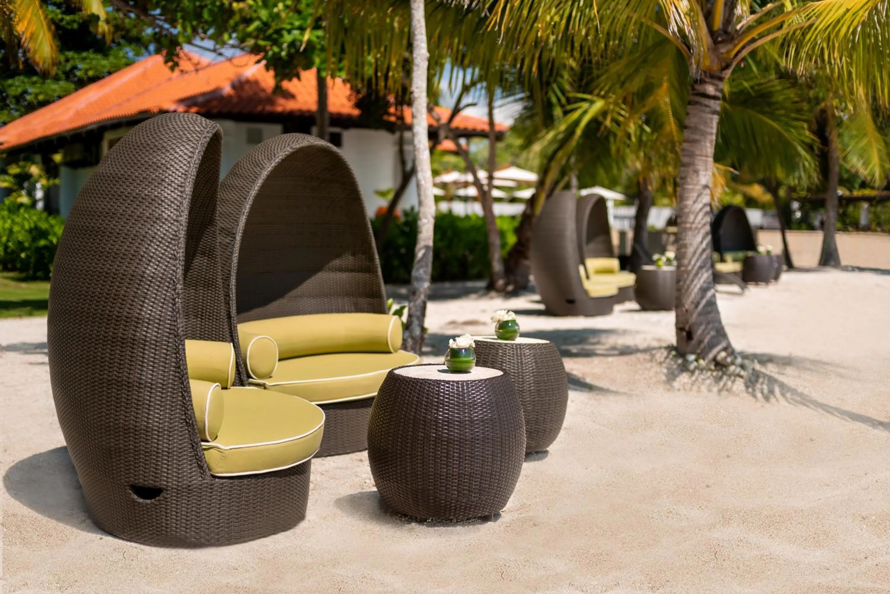 Seating area in Dusit Thani Lubi Plantation Resort