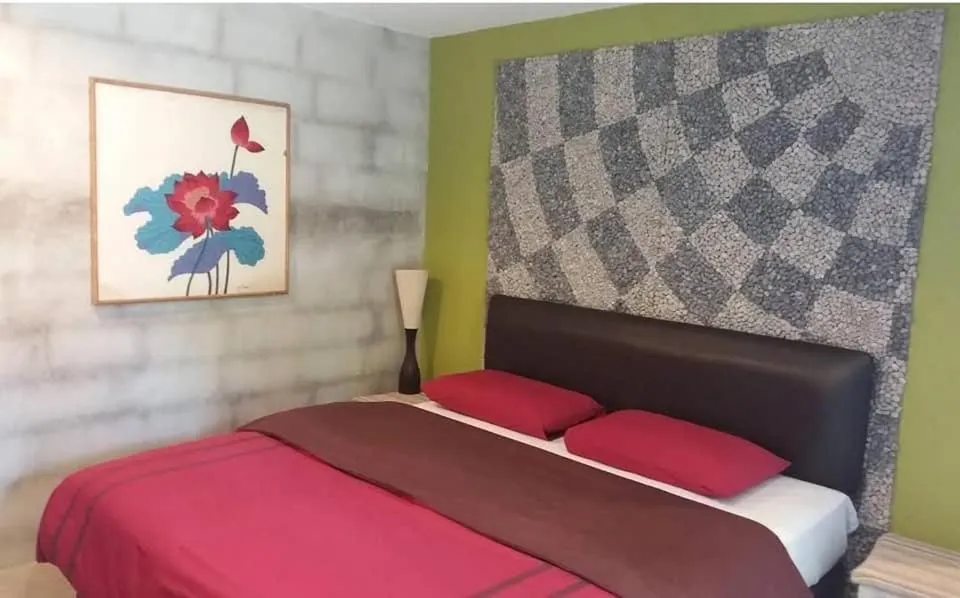 Bed in The Curve Residence