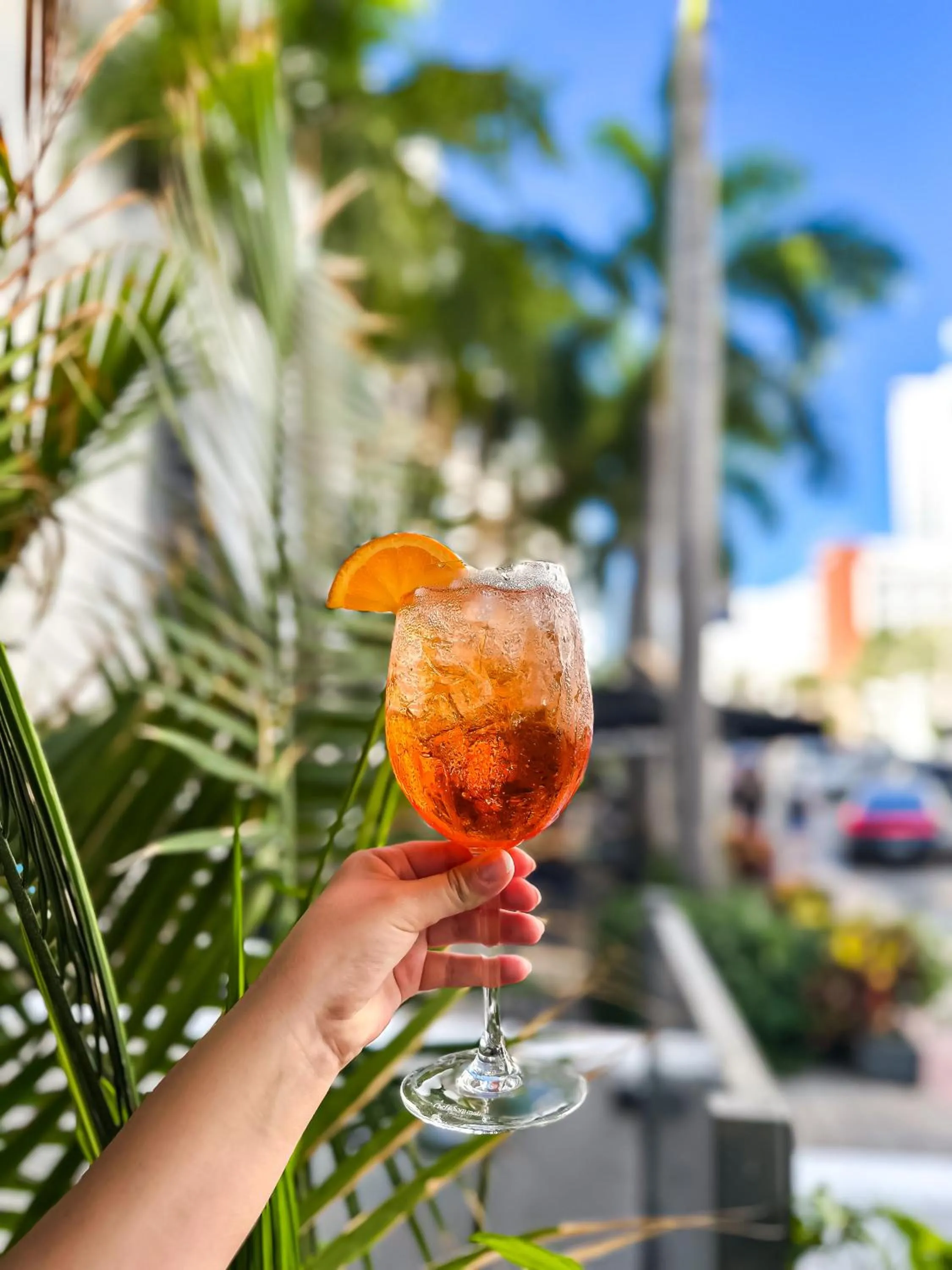 Drinks in Circa 39 Miami Beach