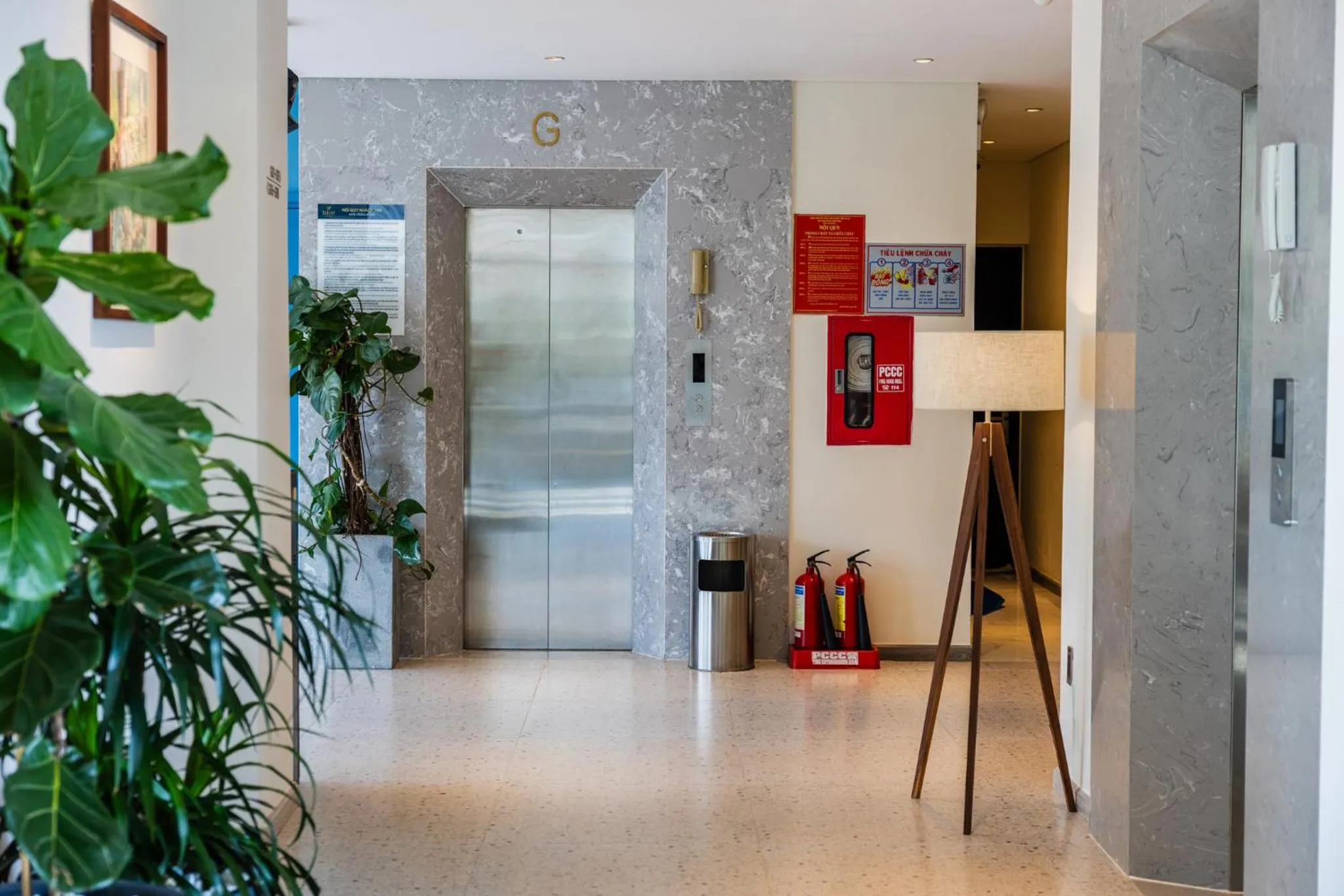 elevator in Canary Dalat Hotel