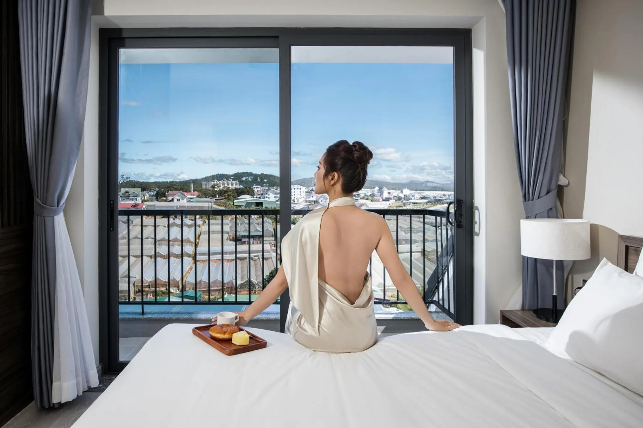 Bedroom, Bed in Canary Dalat Hotel