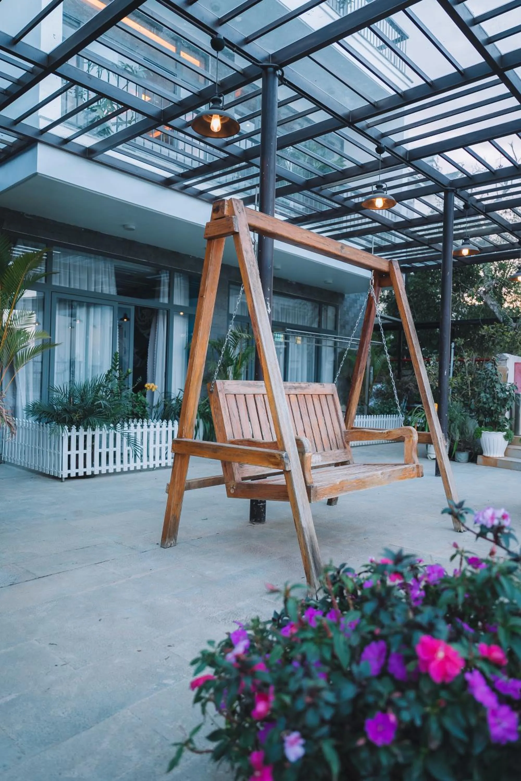 Garden in Canary Dalat Hotel