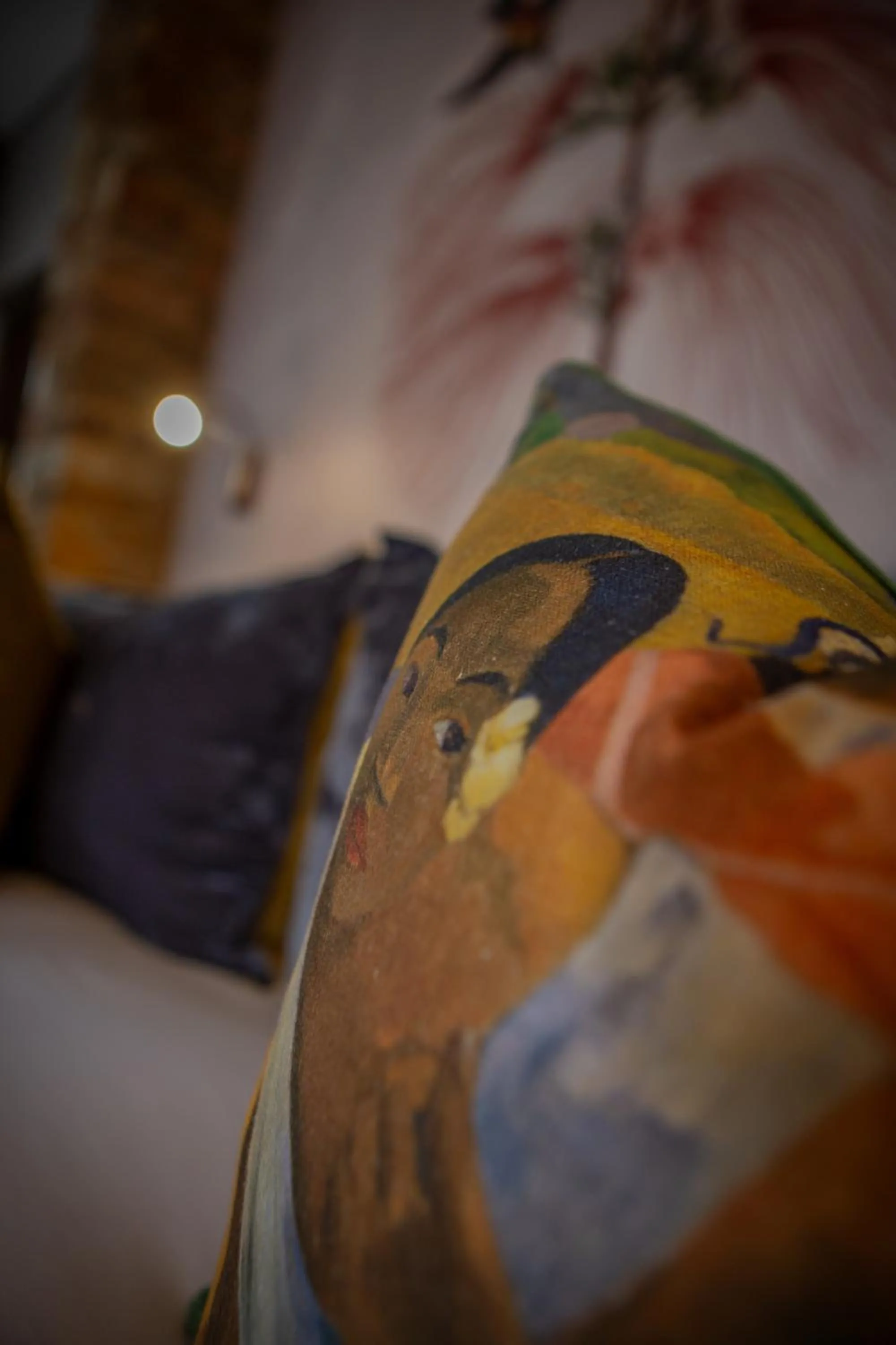 Decorative detail, Bed in Droombos Boutique Hotel