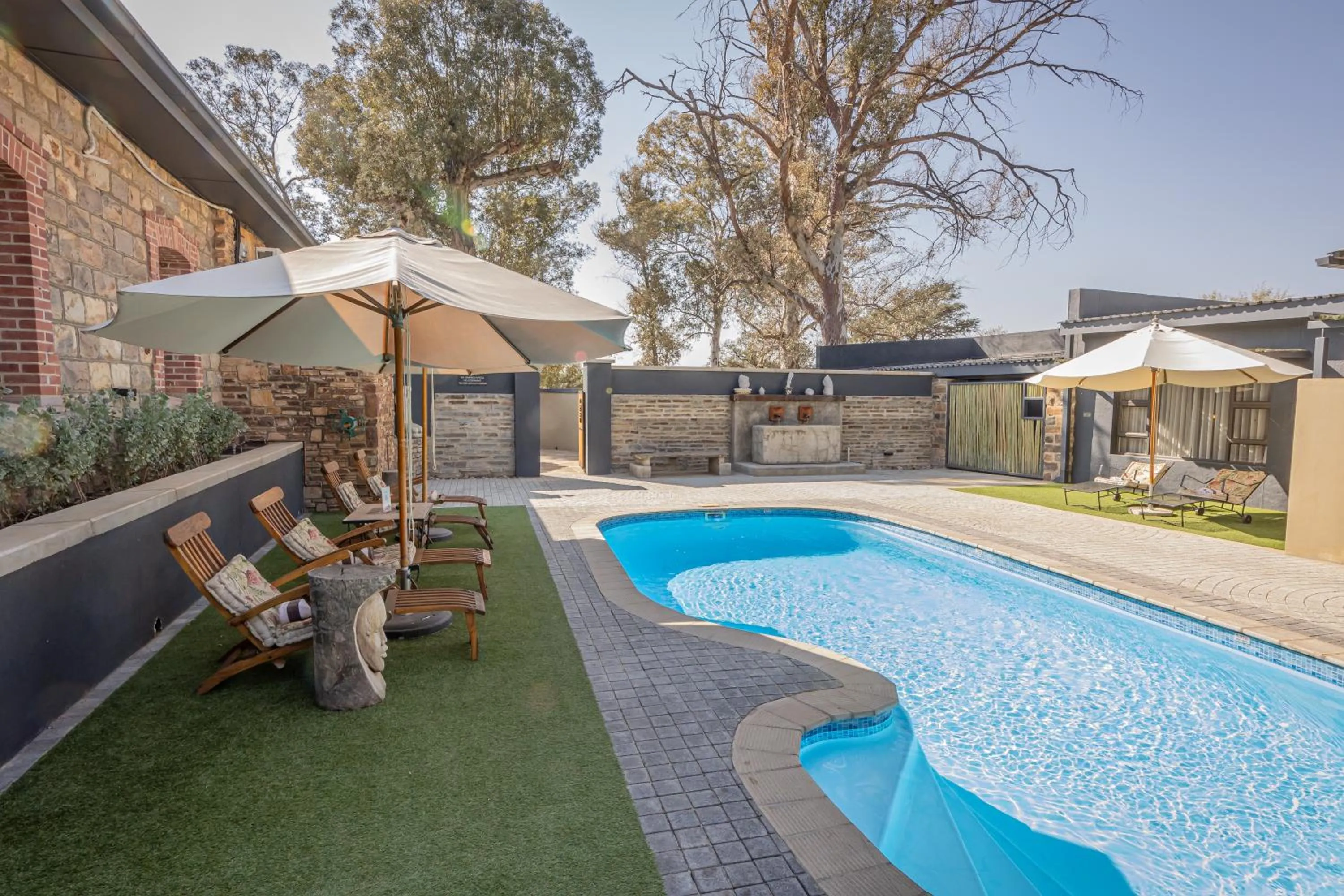 Swimming pool in Droombos Boutique Hotel