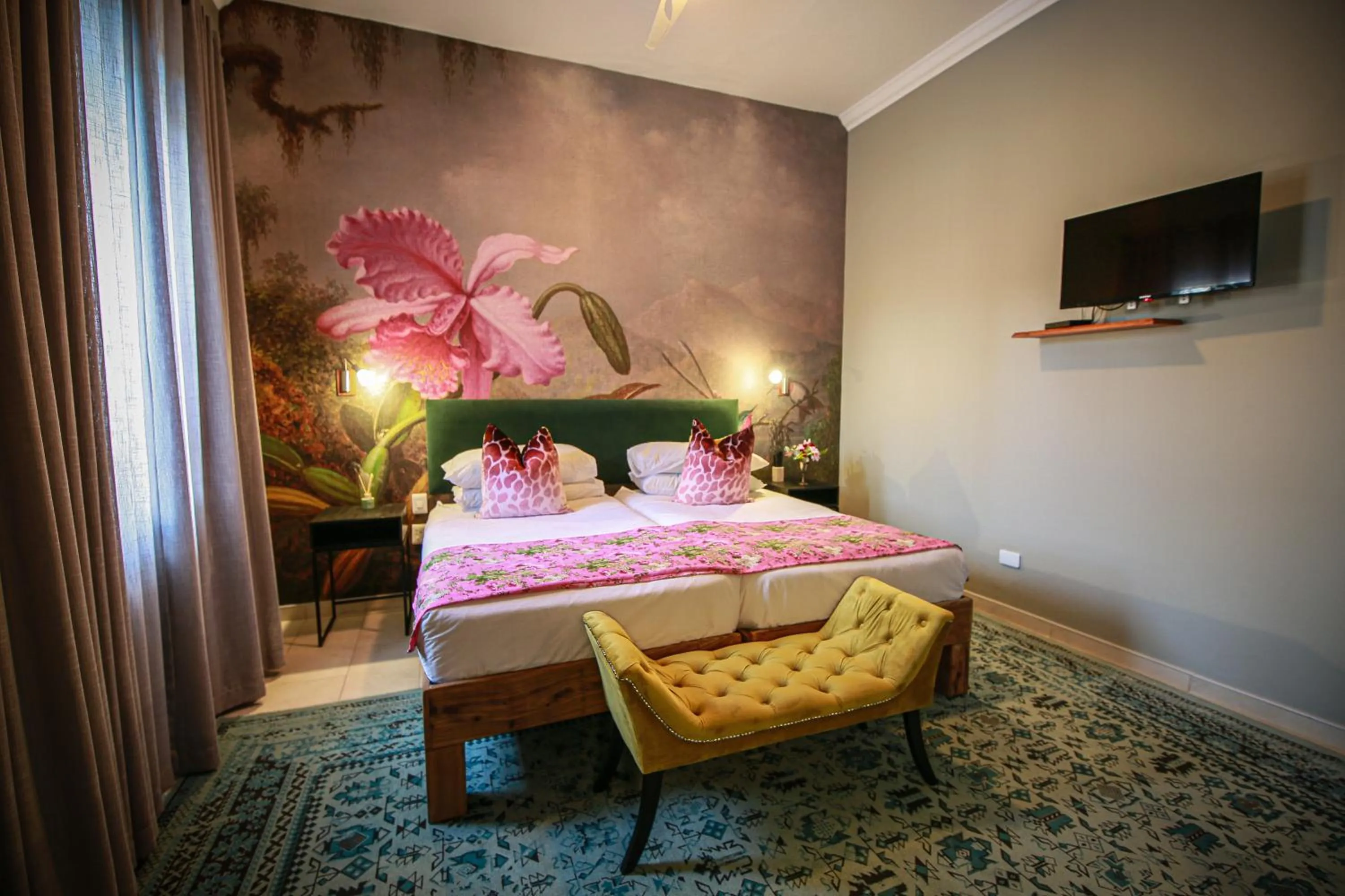 Bed in Droombos Boutique Hotel