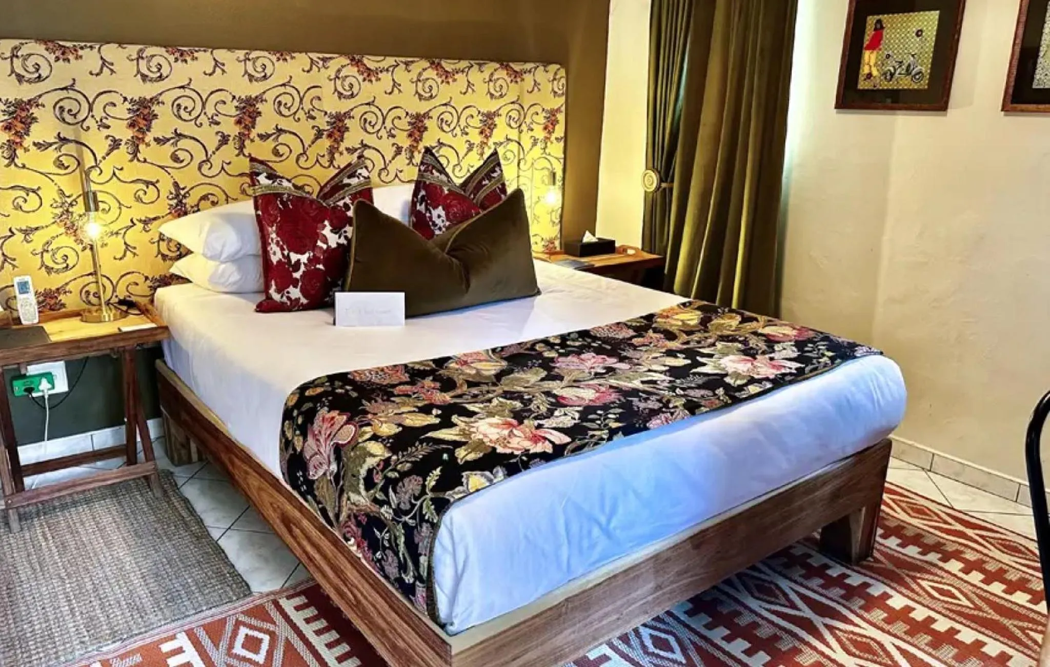 Bed in Droombos Boutique Hotel
