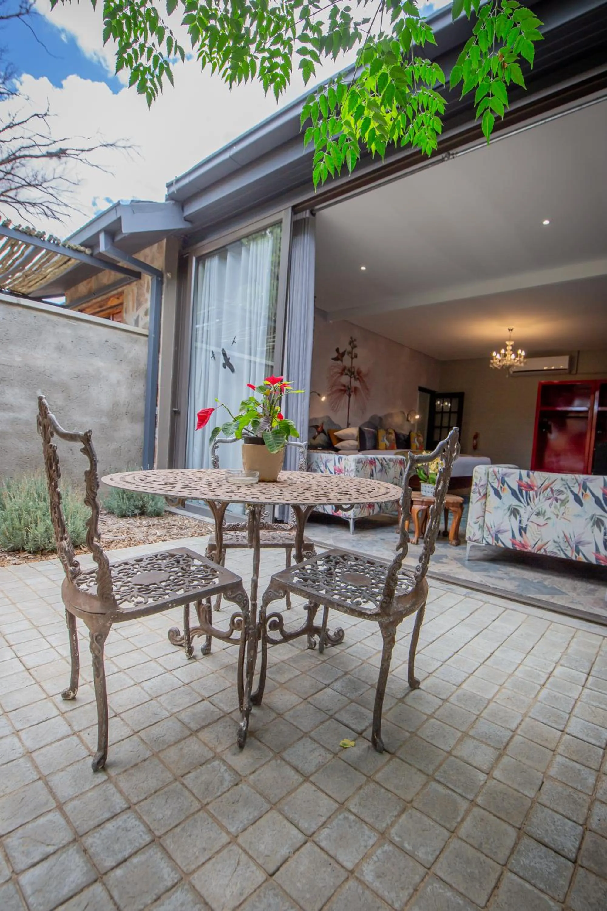 Seating area in Droombos Boutique Hotel