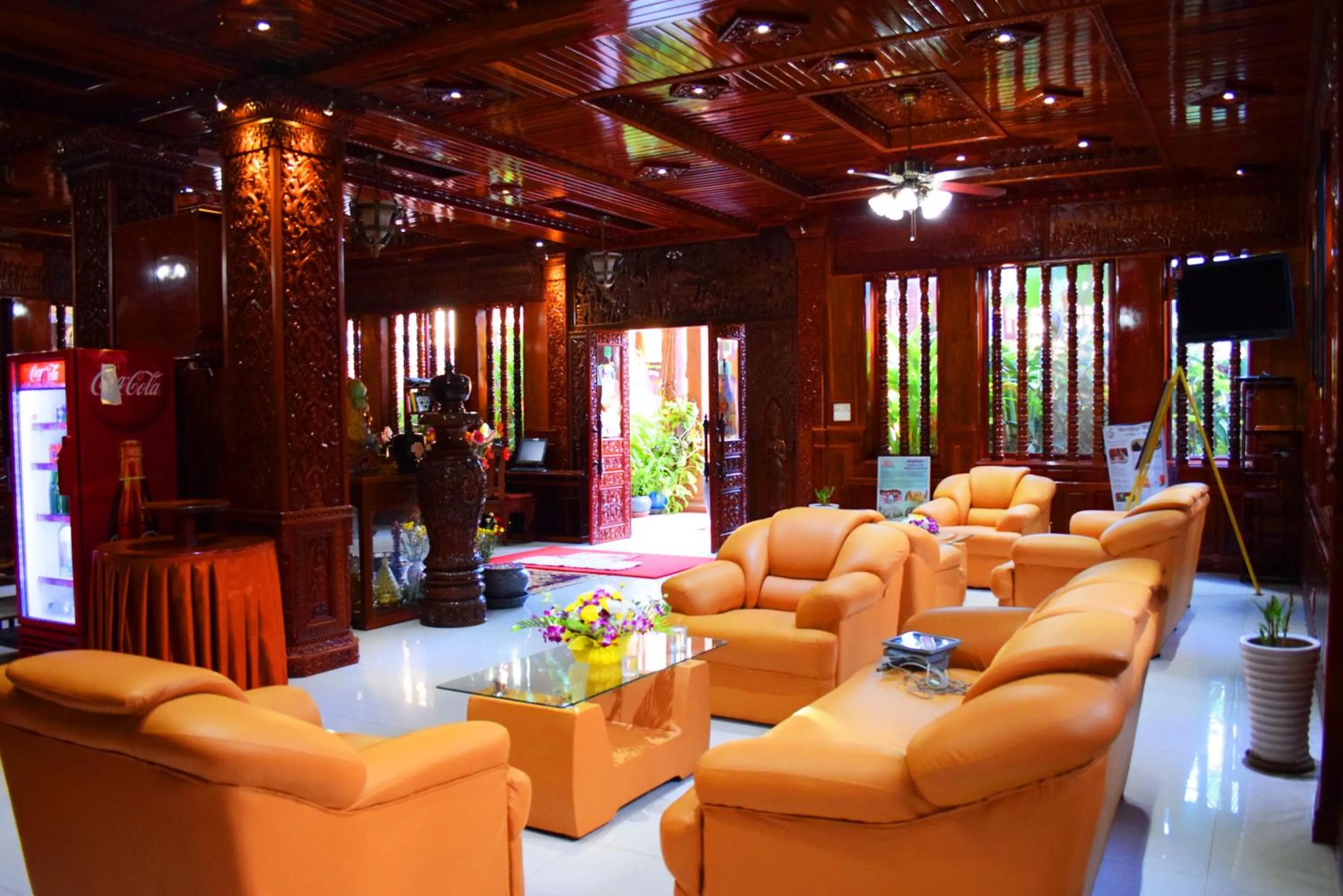 Lobby or reception in Okay Guesthouse Siem Reap
