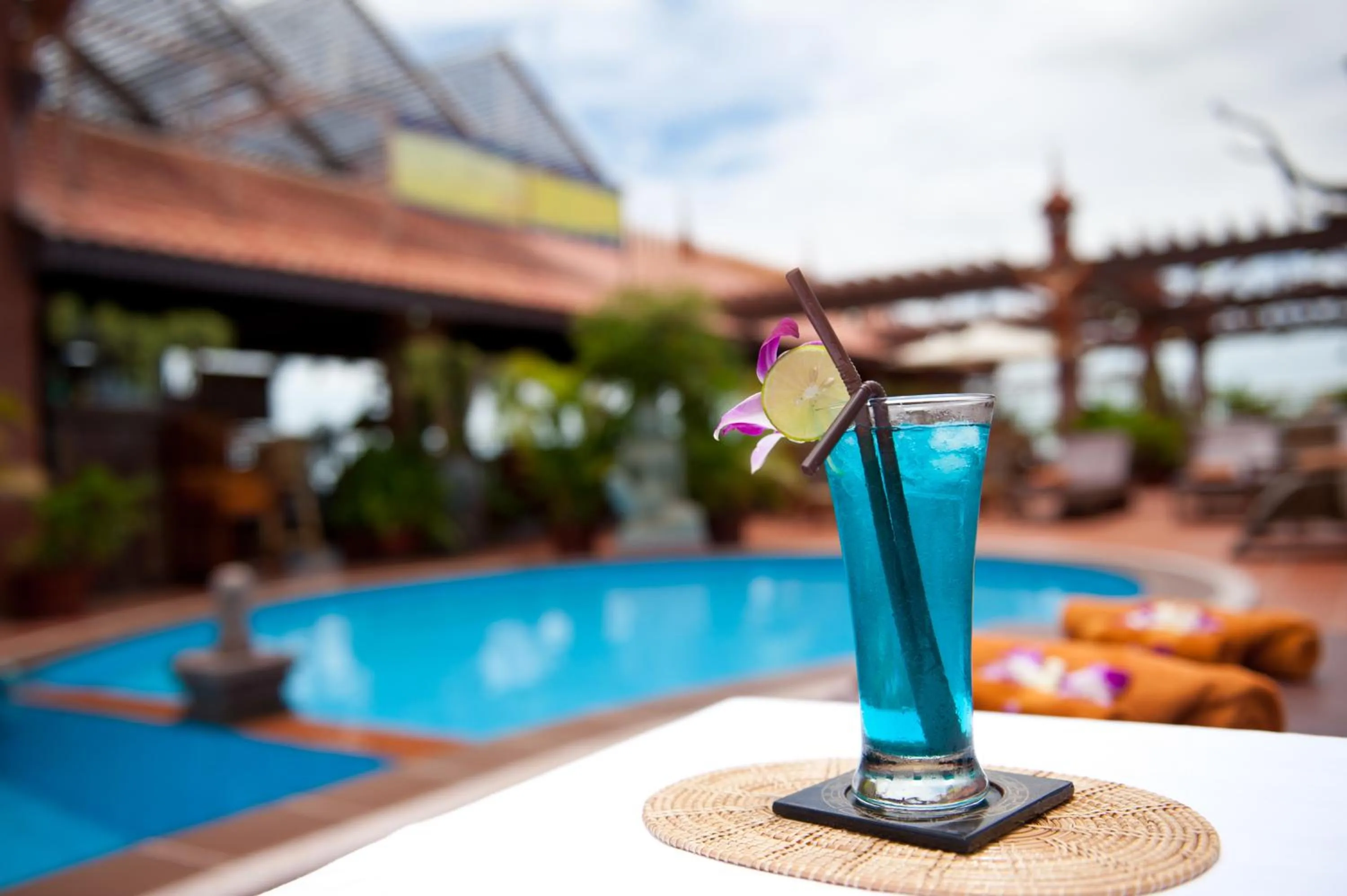 Lounge or bar in Okay Guesthouse Siem Reap