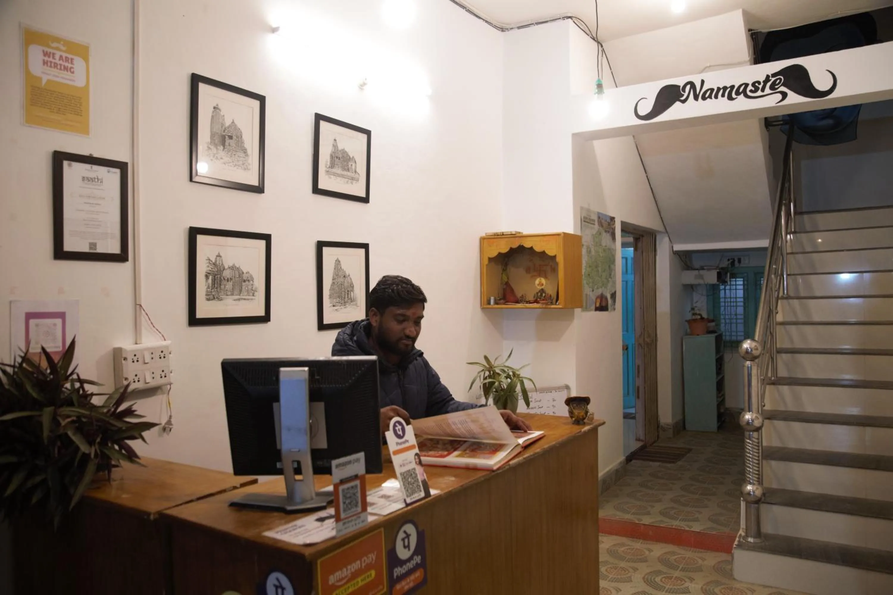 Lobby or reception in Moustache Khajuraho