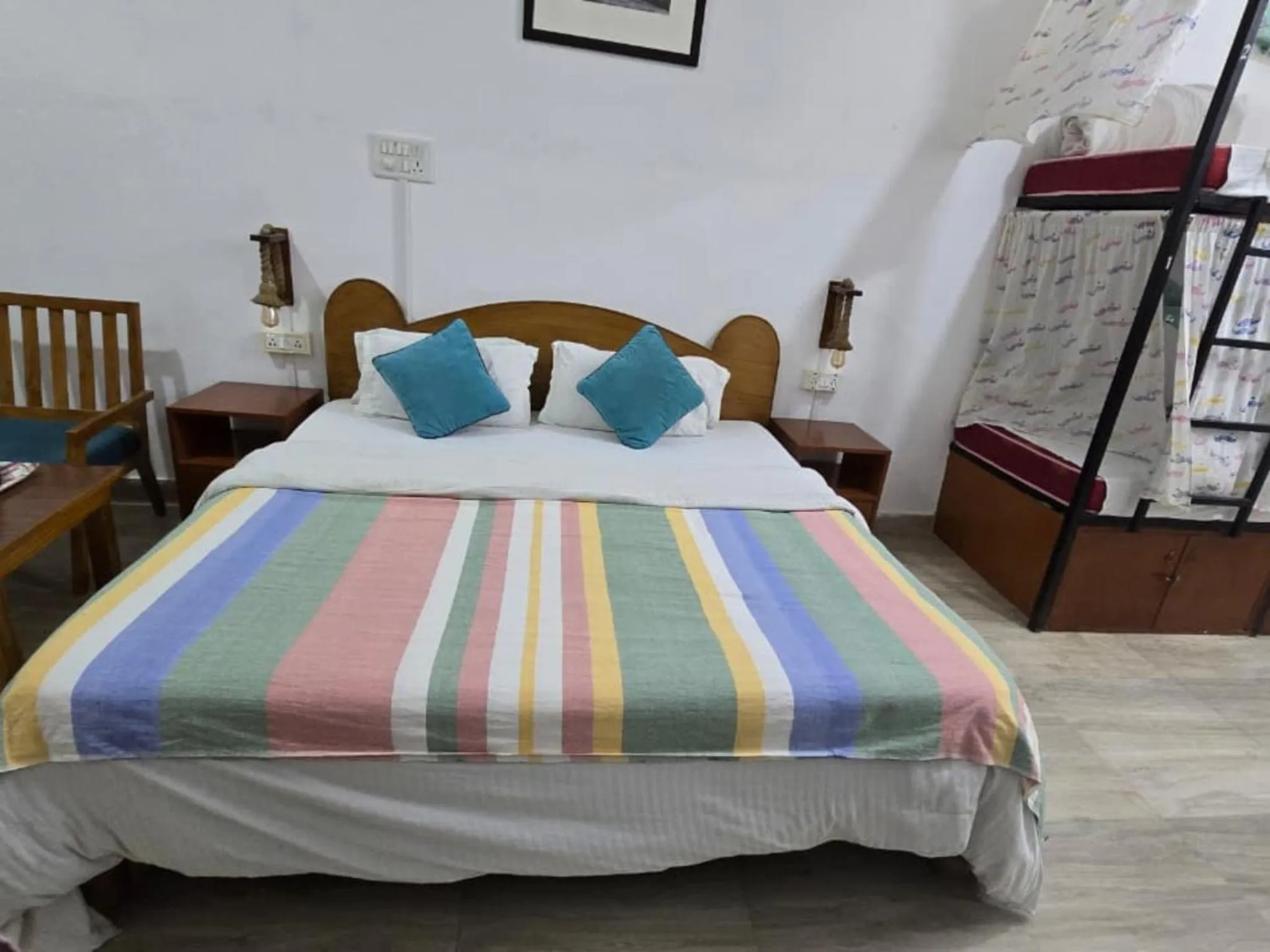 Bed in Moustache Khajuraho