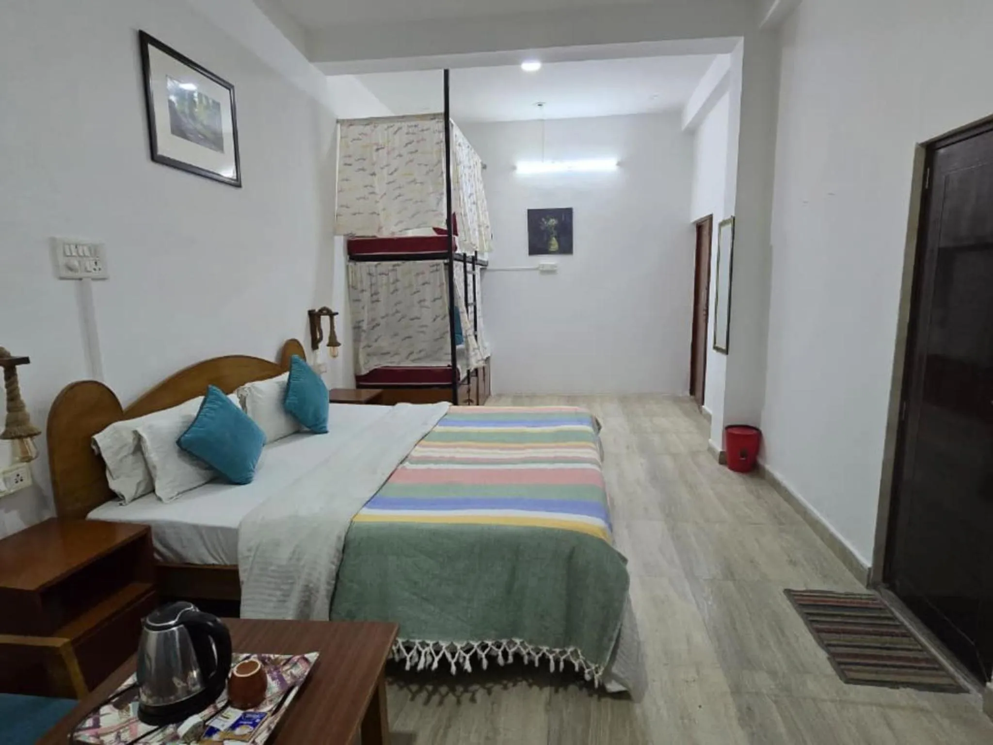 Bed in Moustache Khajuraho