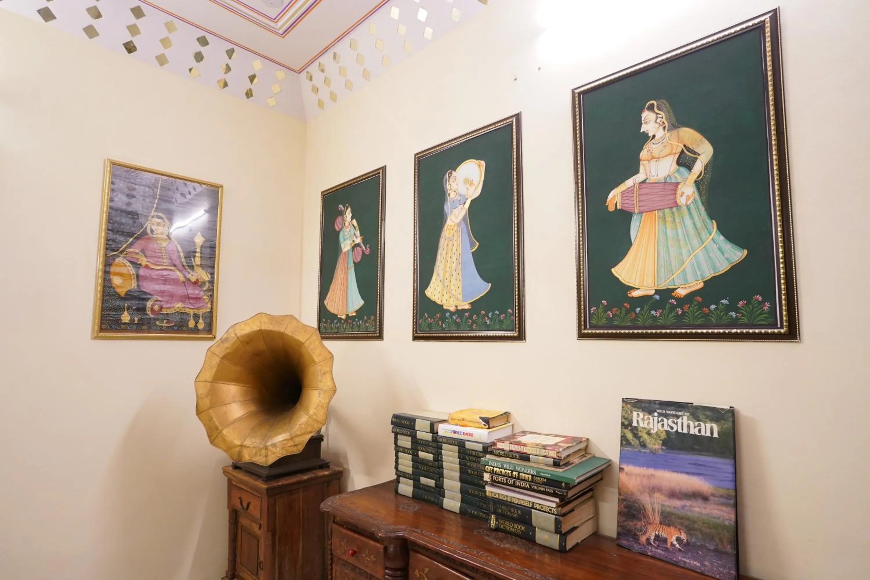 Library in Hotel Radoli House - A Heritage Hotel