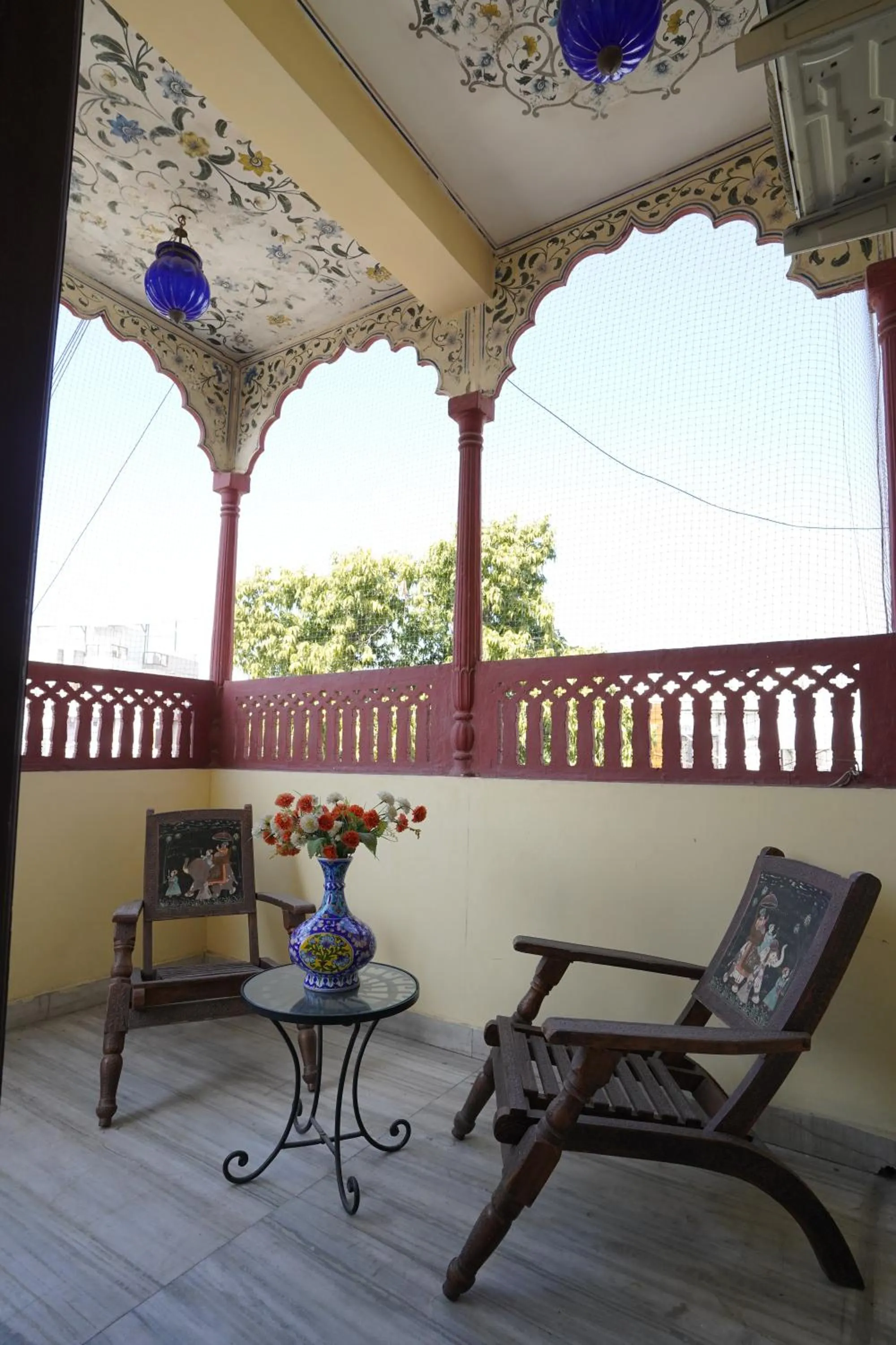 Seating area in Hotel Radoli House - A Heritage Hotel