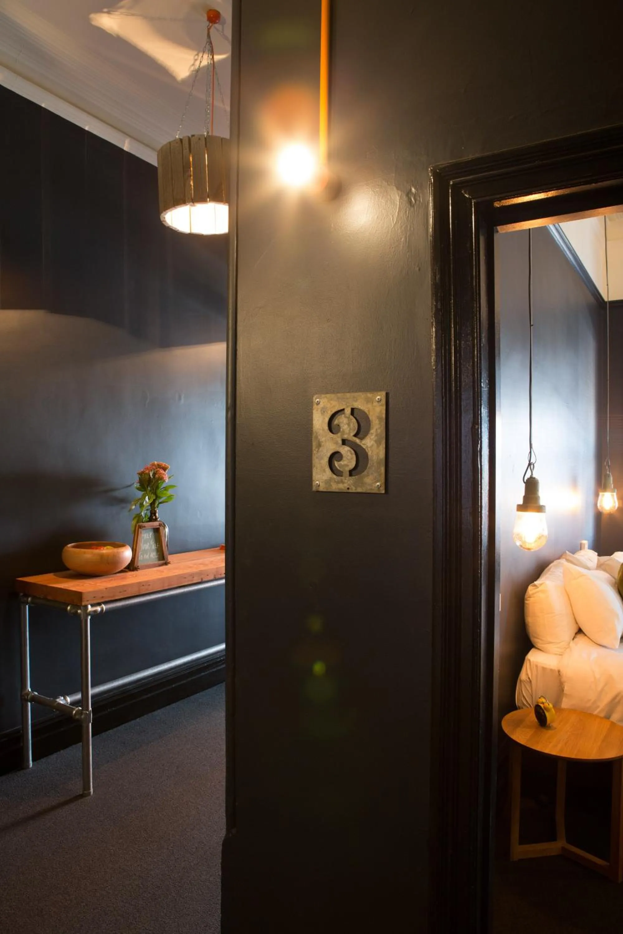 Decorative detail, Bed in The Franklin Boutique Hotel