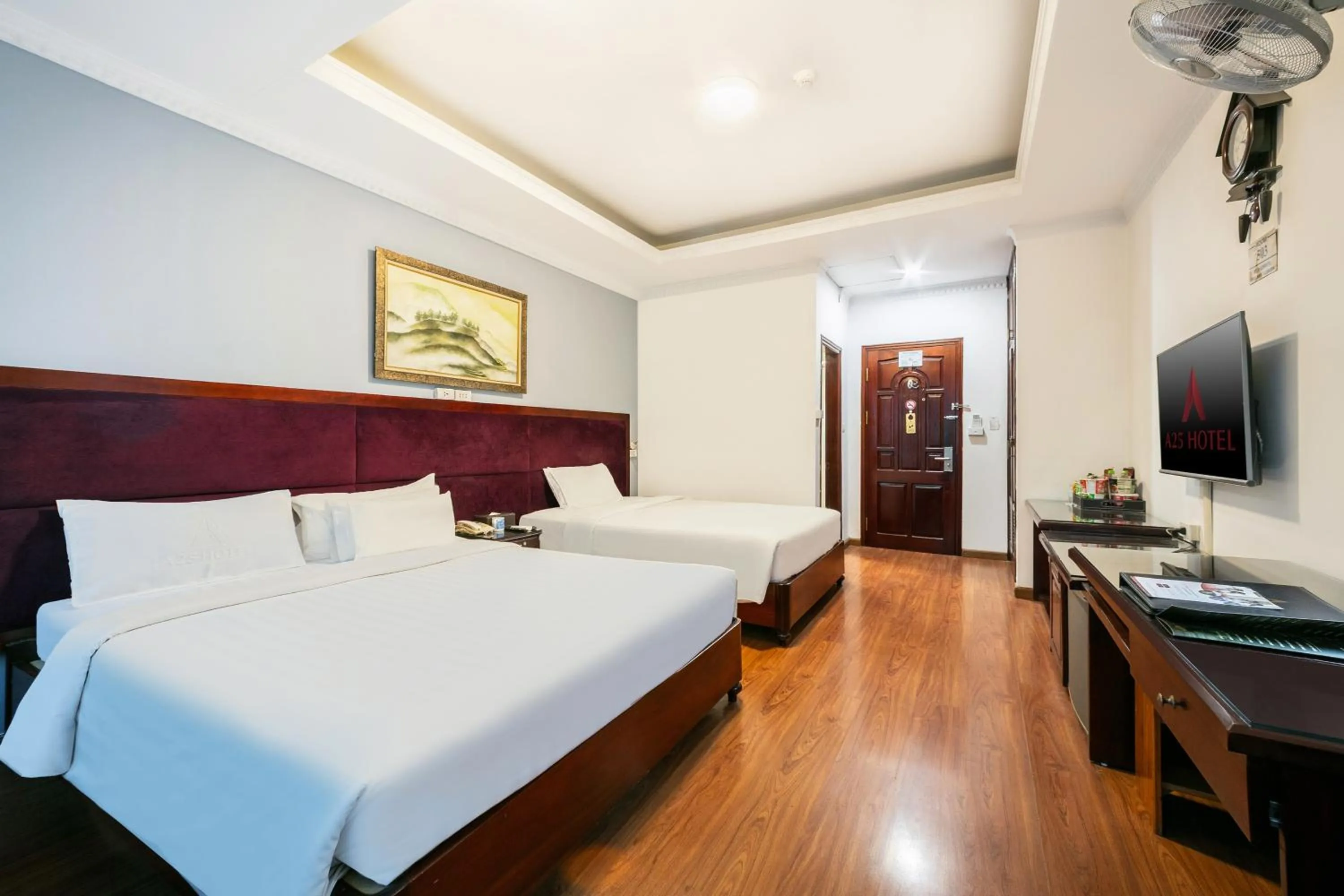 Bedroom, Bed in A25 Hotel - 61 Lương Ngọc Quyến