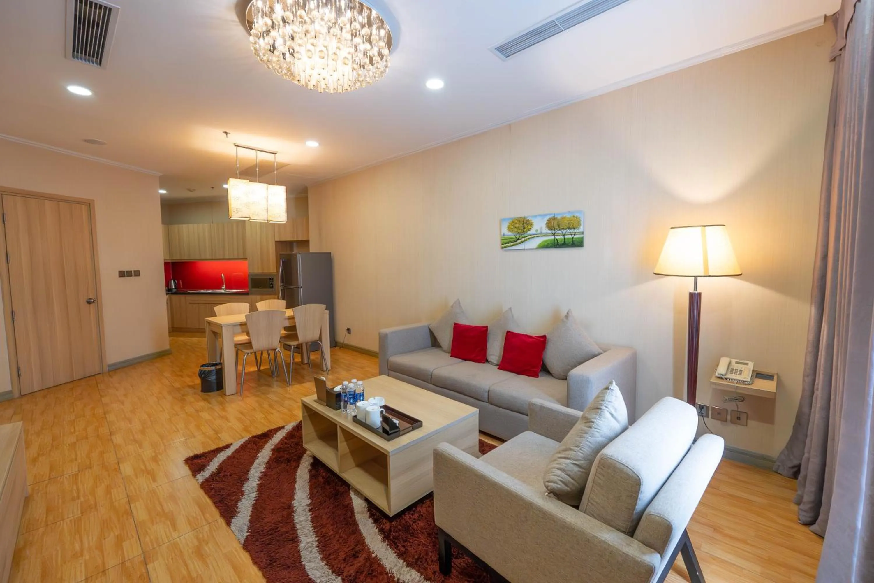 Living room, Bed in Super Candle Hotel