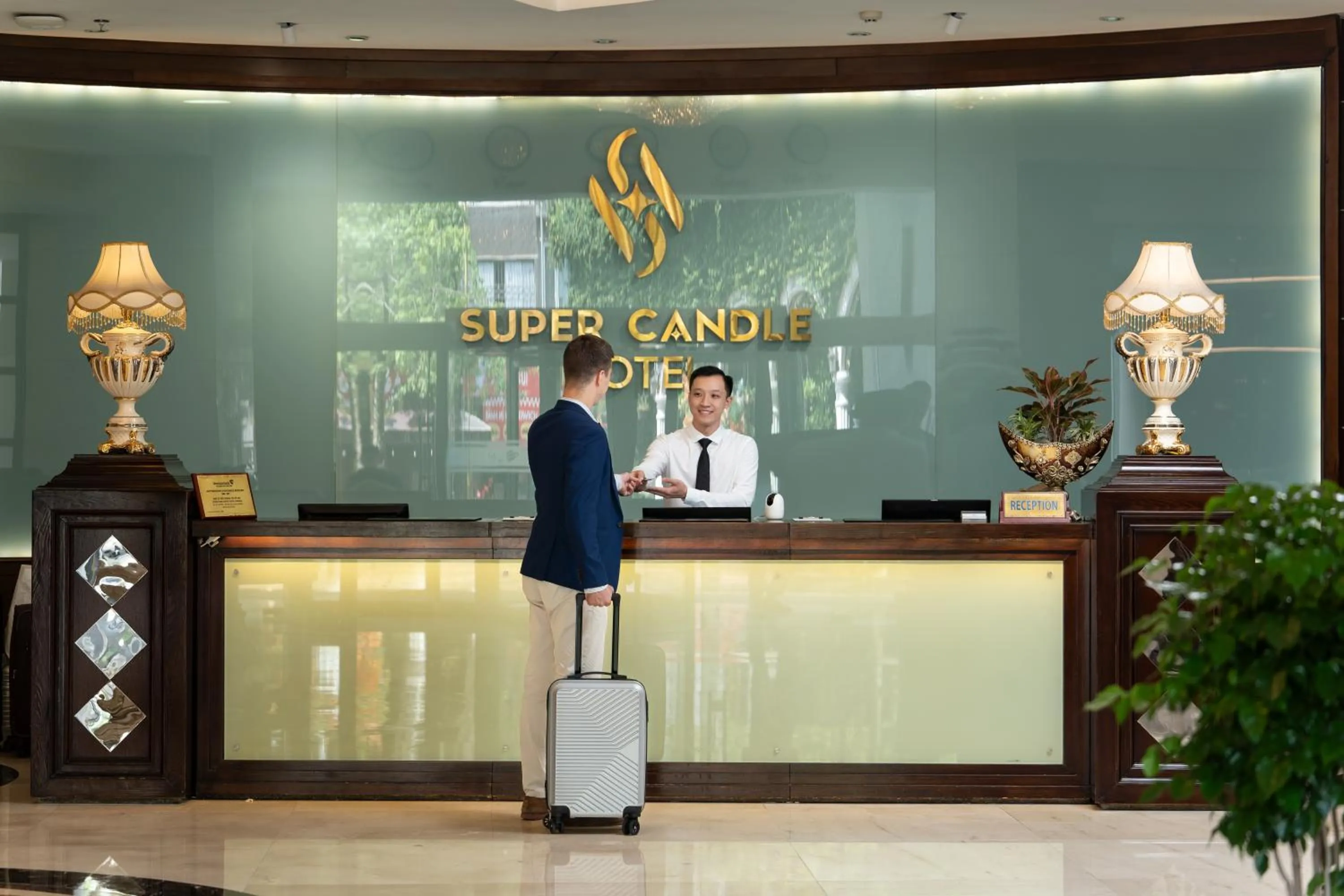 Lobby or reception in Super Candle Hotel