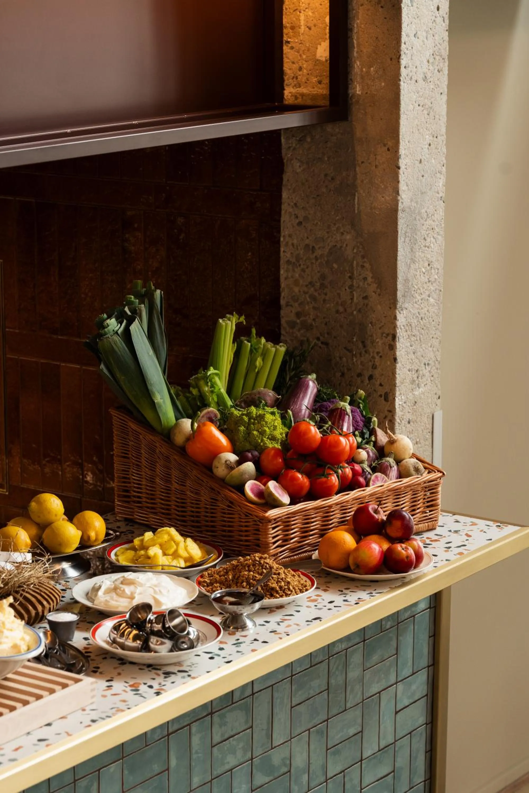 Food and drinks in Roberta's Society Aarhus