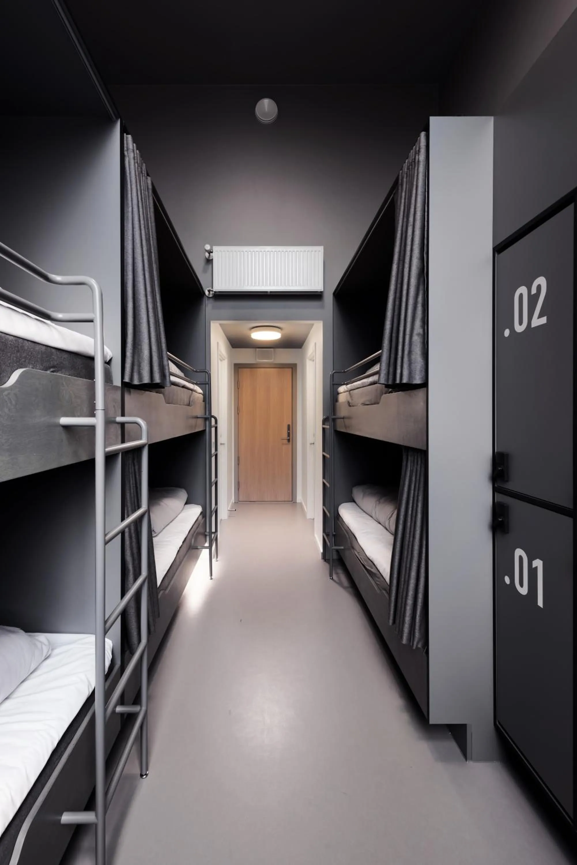 Bedroom, Bunk Bed in BOOK1 by Brøchner Hotels