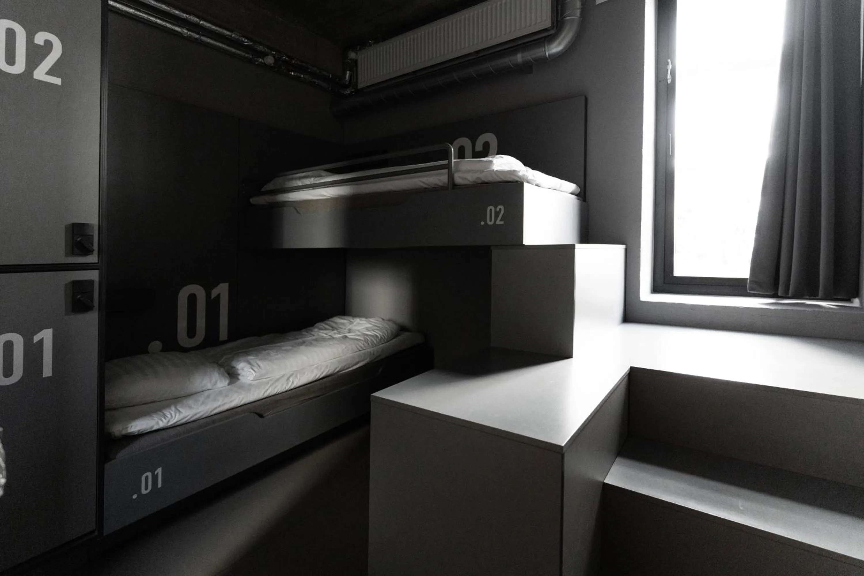 Bed in Roberta's Society Aarhus