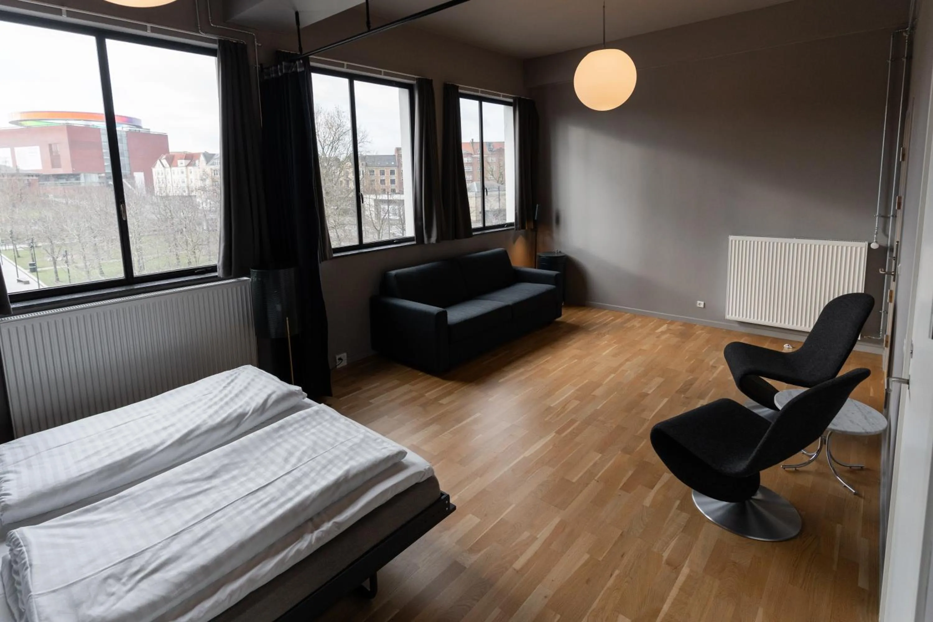 View (from property/room), Bed in Roberta's Society Aarhus