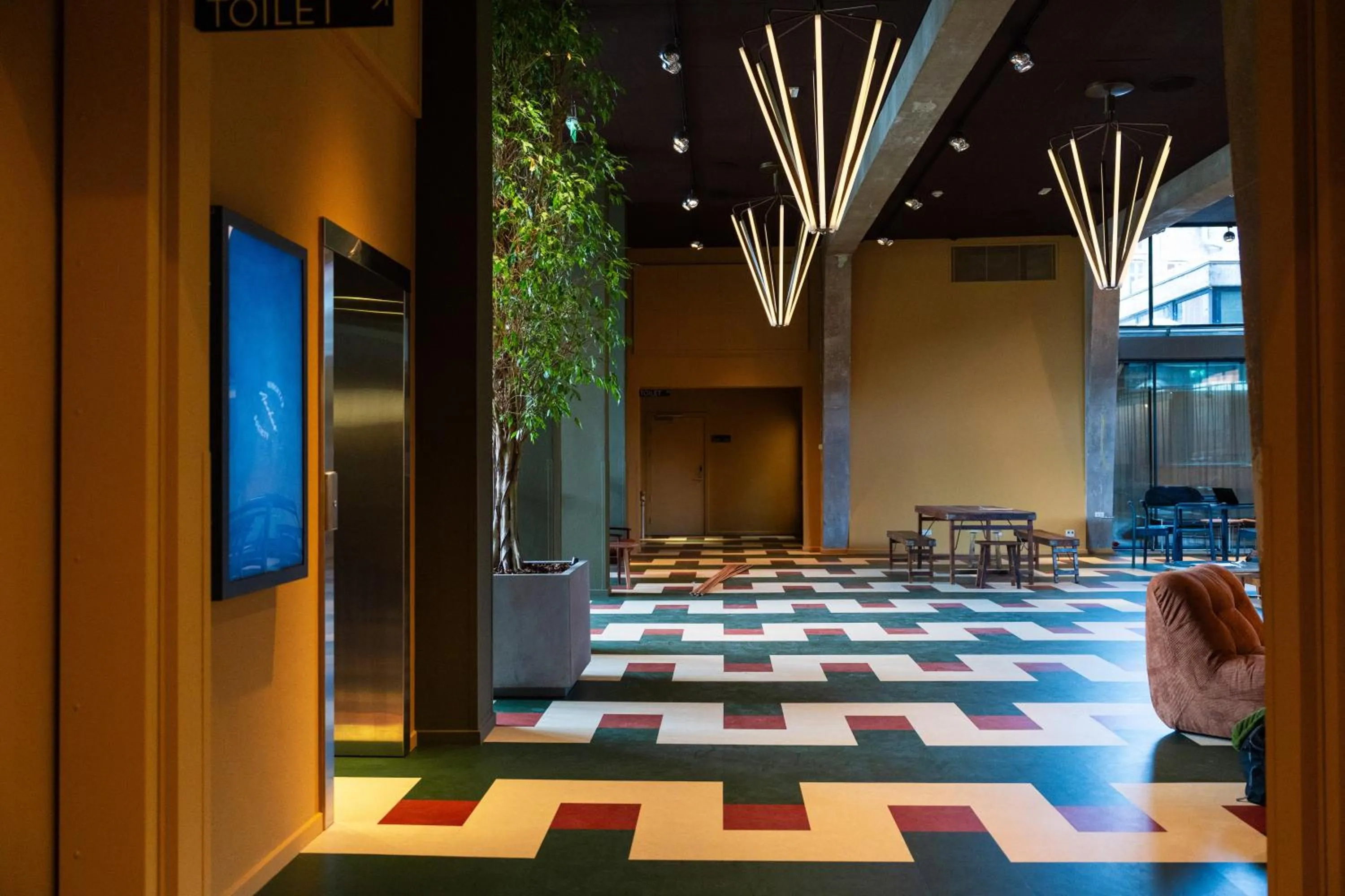 Lobby or reception in Roberta's Society Aarhus