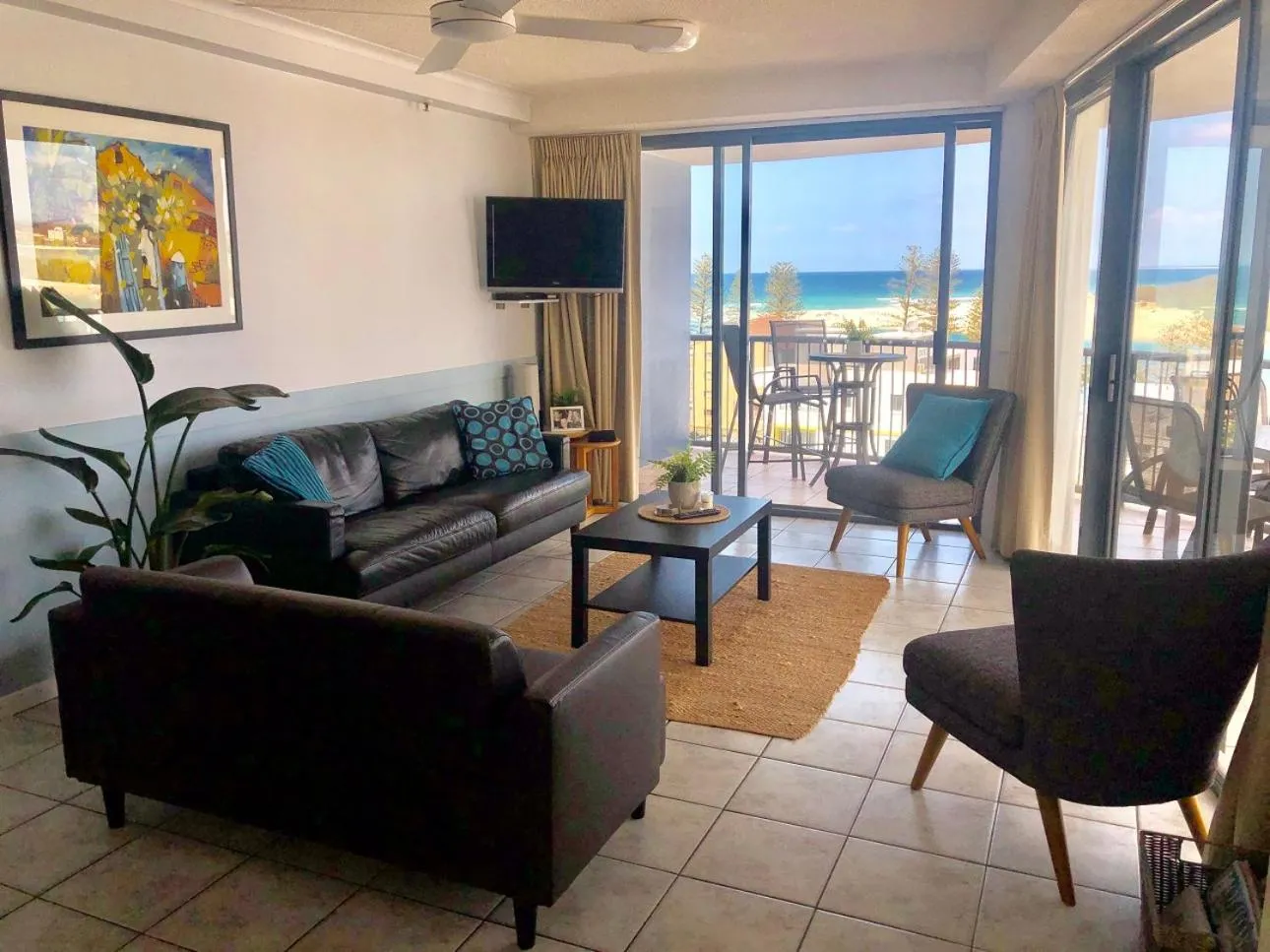 Patio in Centrepoint Apartments Caloundra