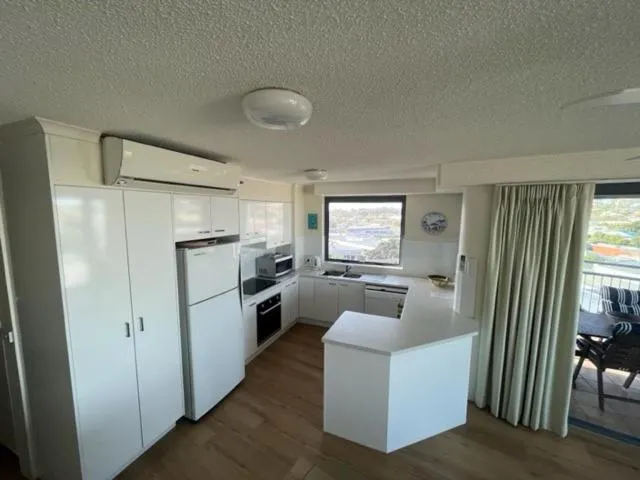 Kitchen or kitchenette in Centrepoint Apartments Caloundra