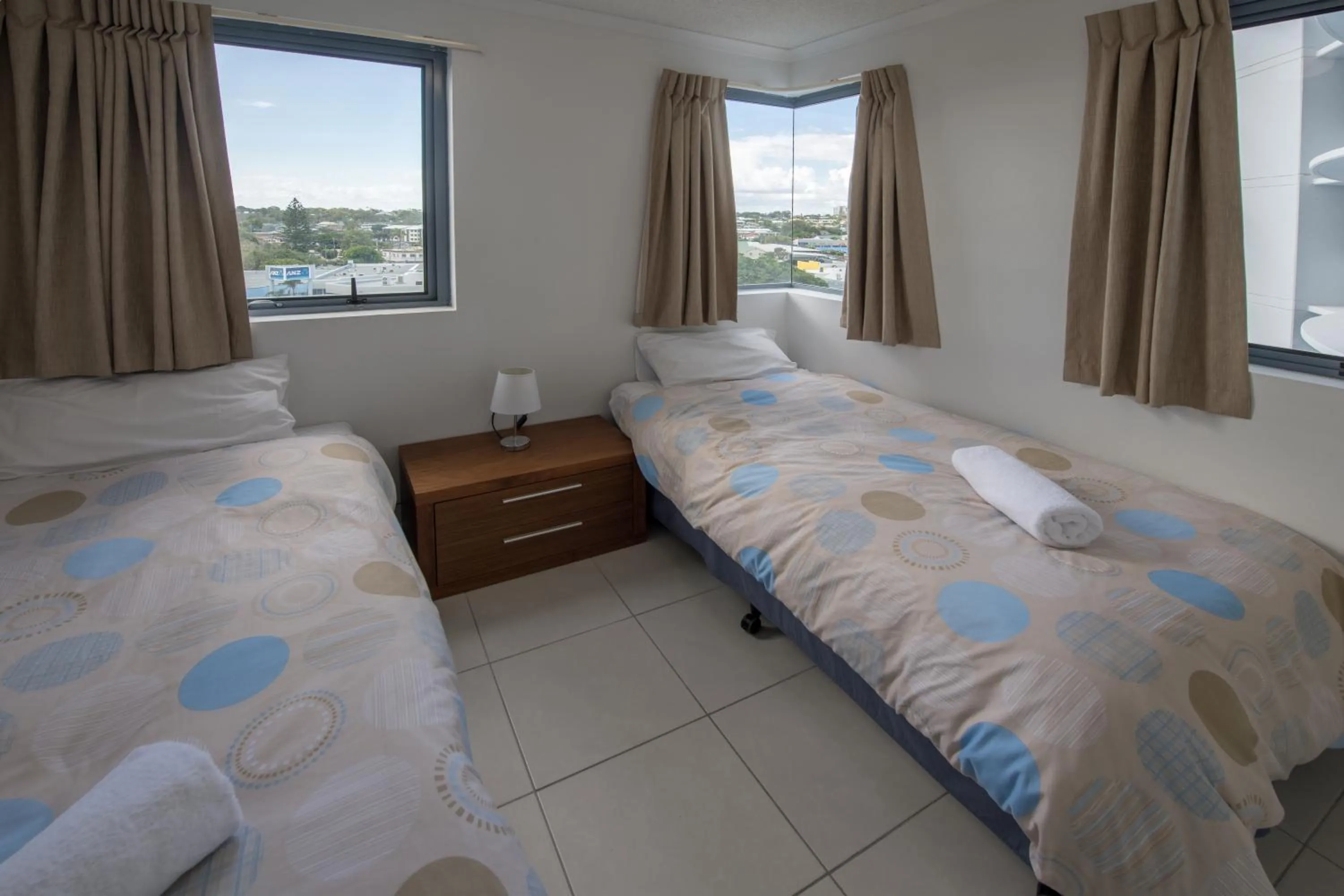 Bedroom, Bed in Centrepoint Apartments Caloundra