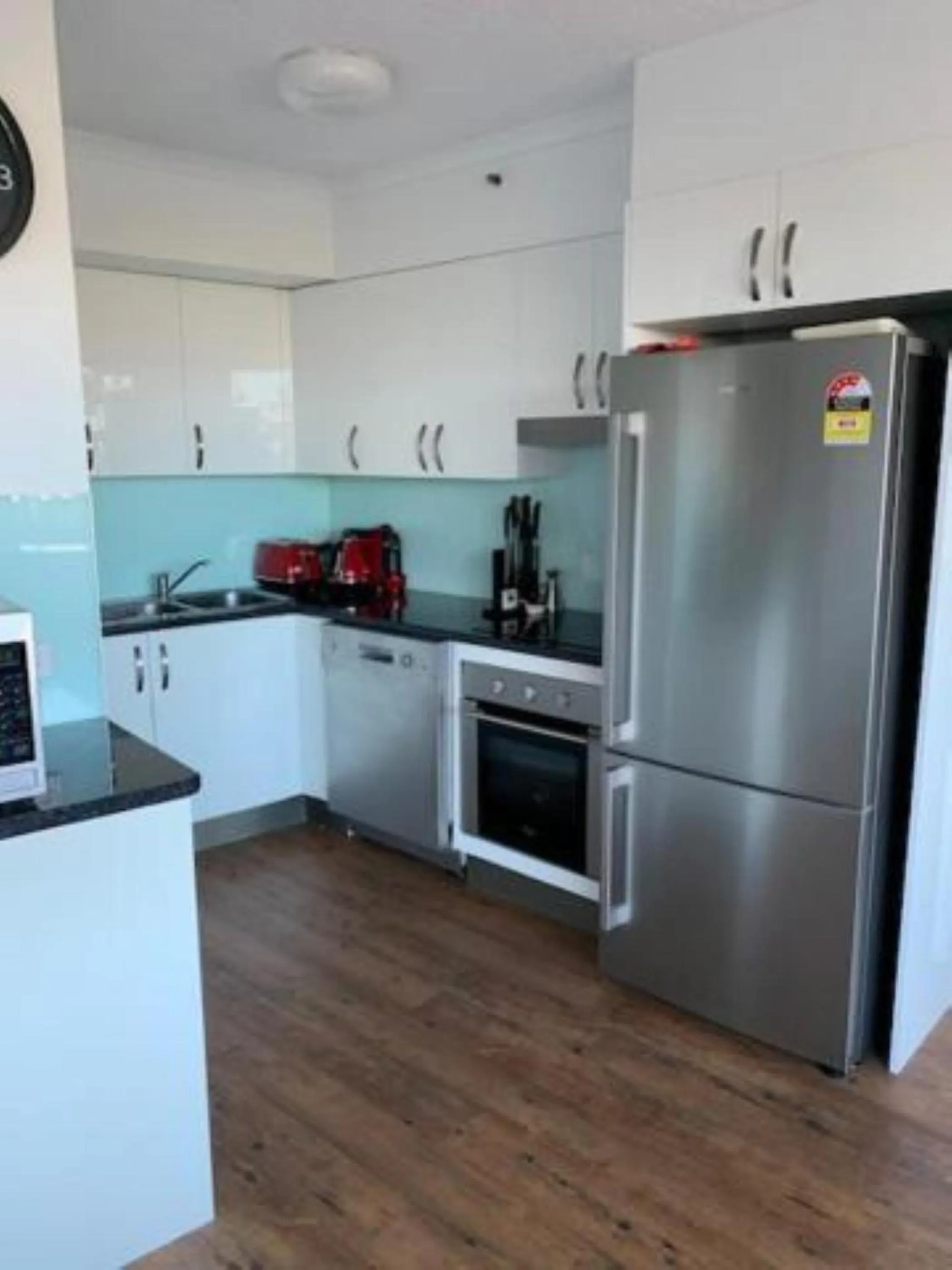 Kitchen or kitchenette in Centrepoint Apartments Caloundra