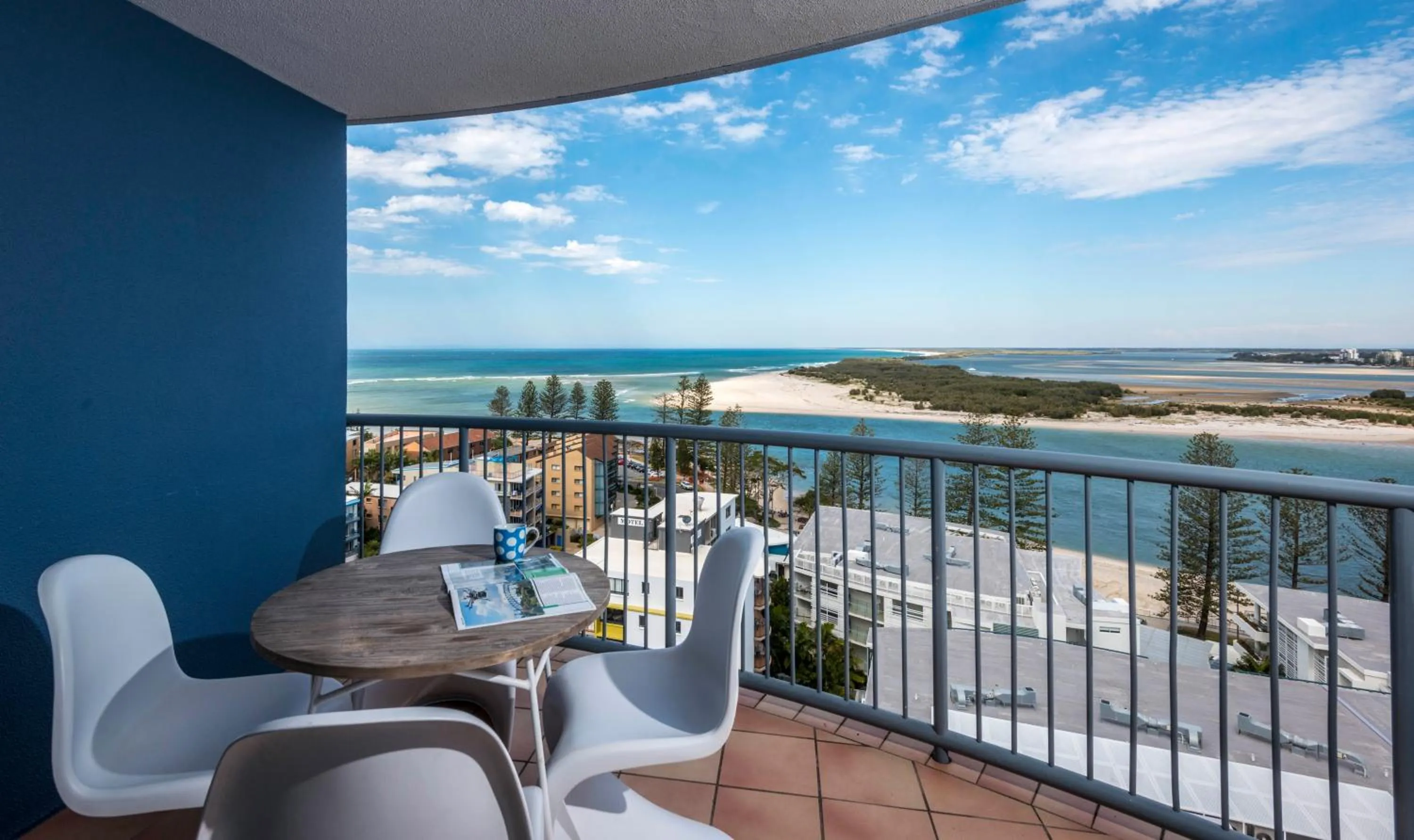 Patio in Centrepoint Apartments Caloundra