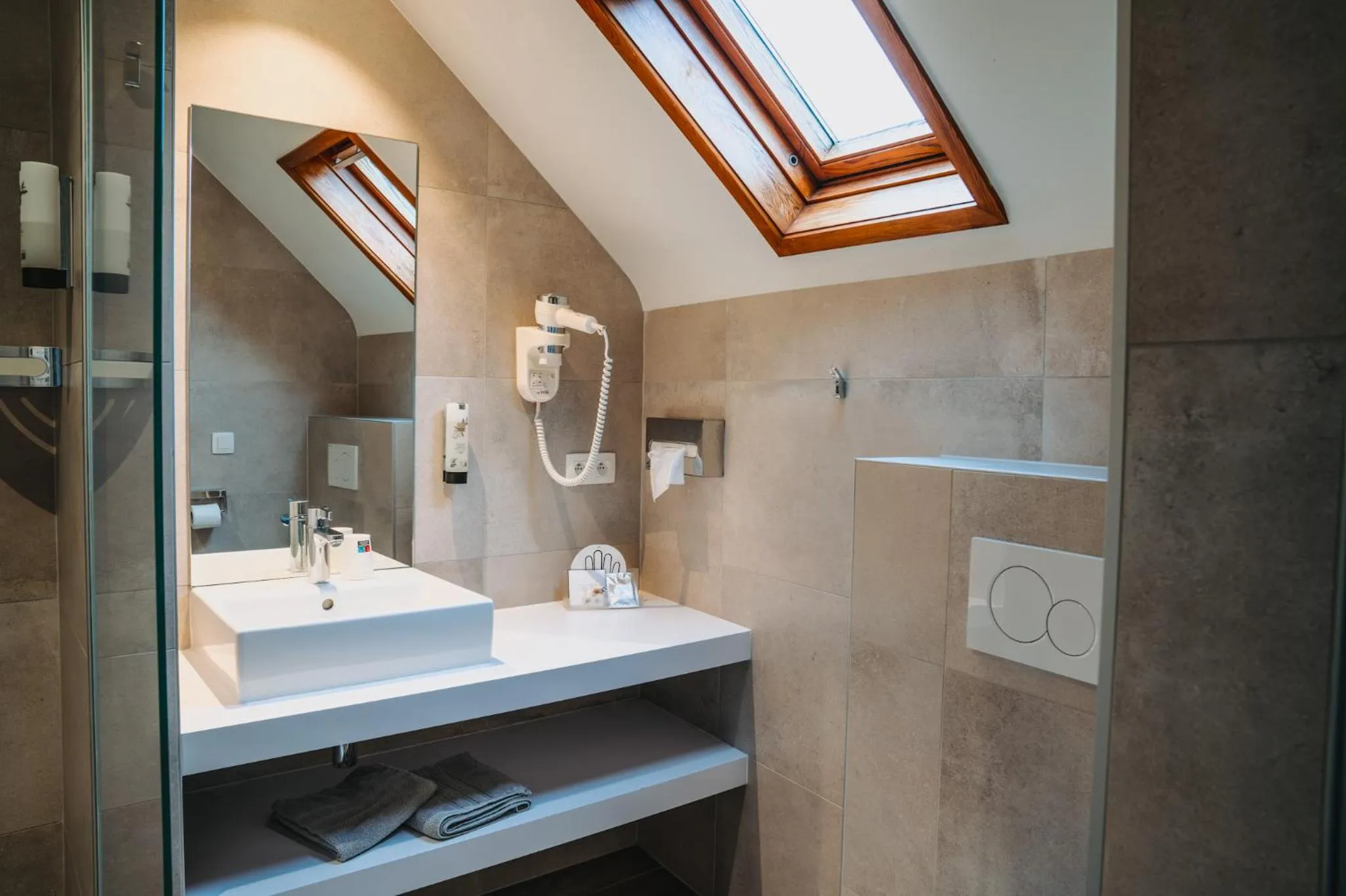 Shower in Hotel Les Eleveurs