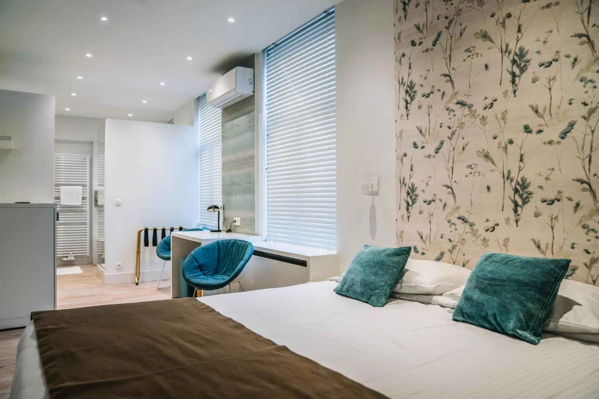 Bed in Hotel Les Eleveurs