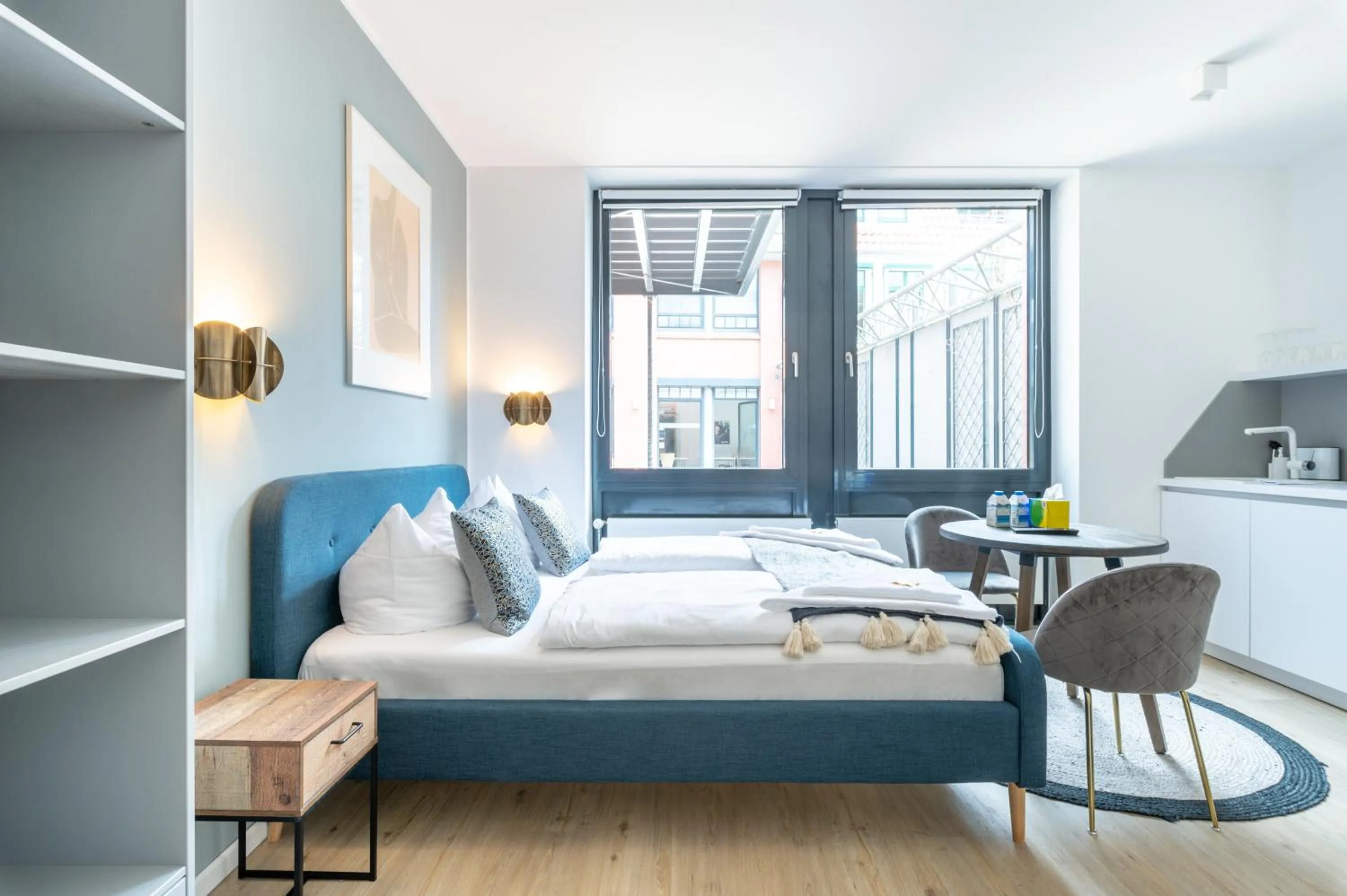 Bed in Limehome Flensburg Holm