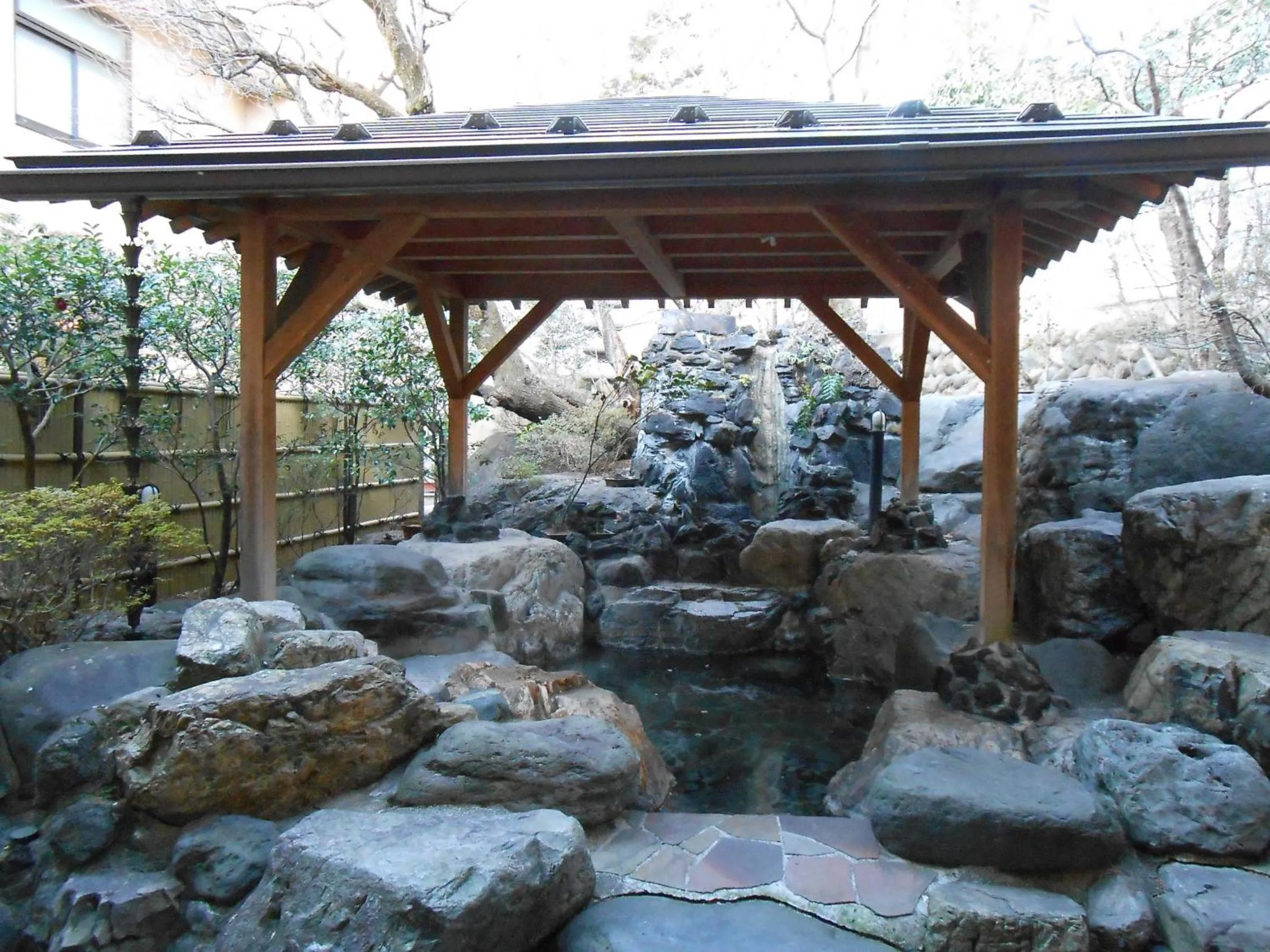 Hot Spring Bath in Hotel Kinu