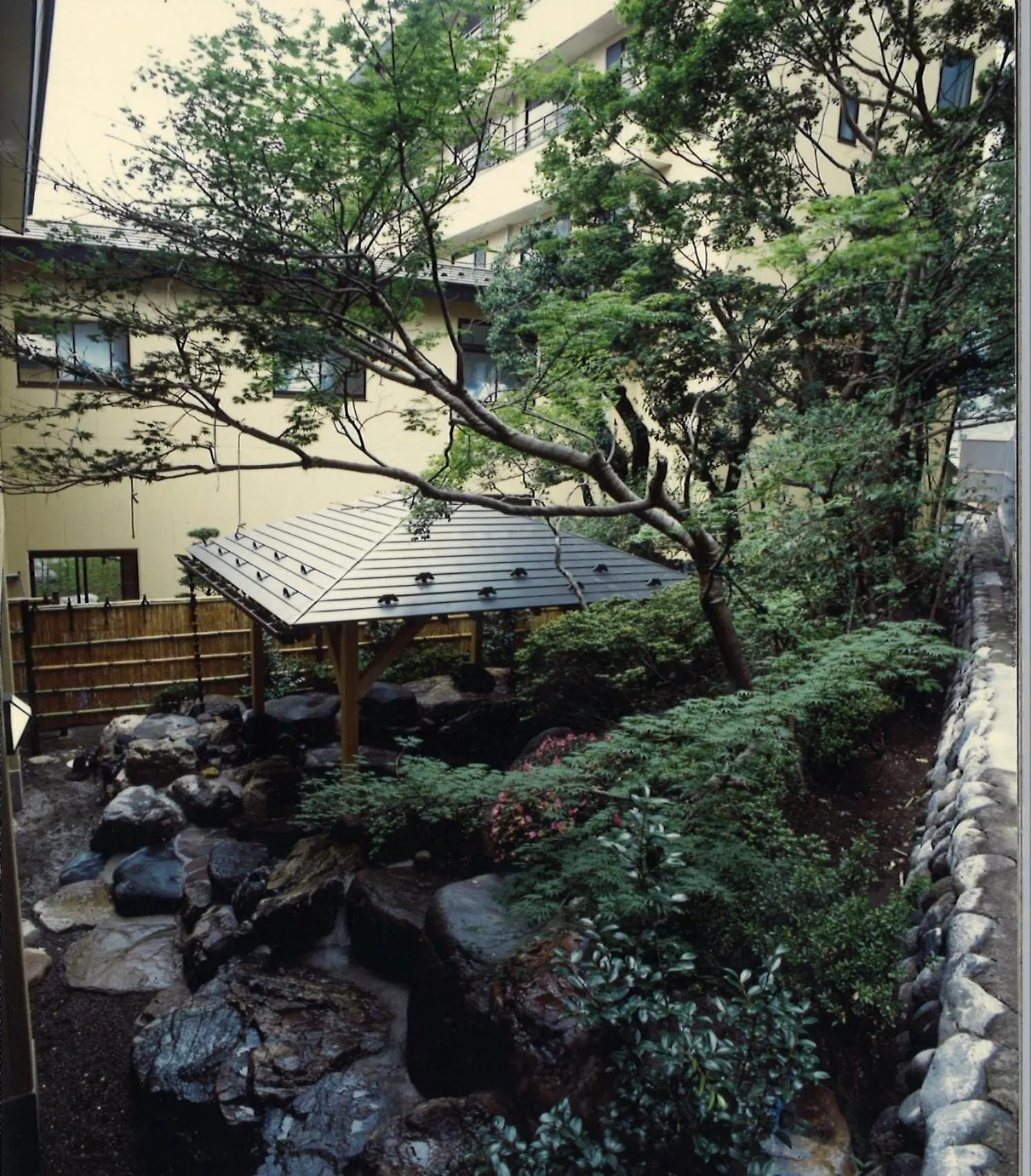 Hot Spring Bath in Hotel Kinu