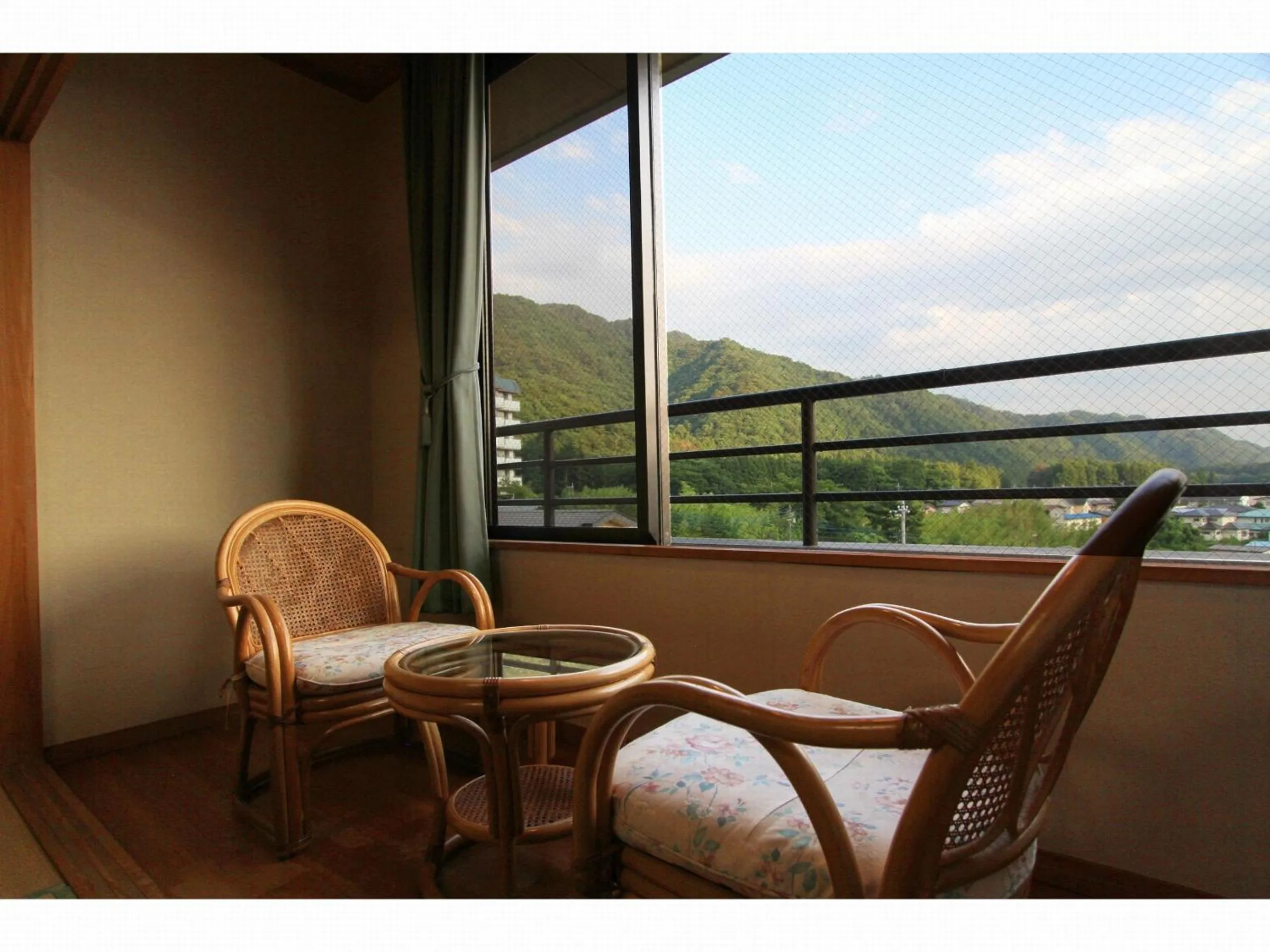 Mountain view in Hotel Kinu