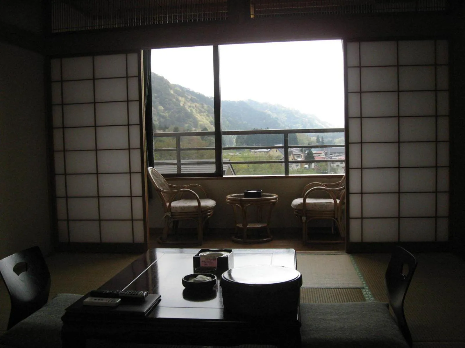 Seating area in Hotel Kinu