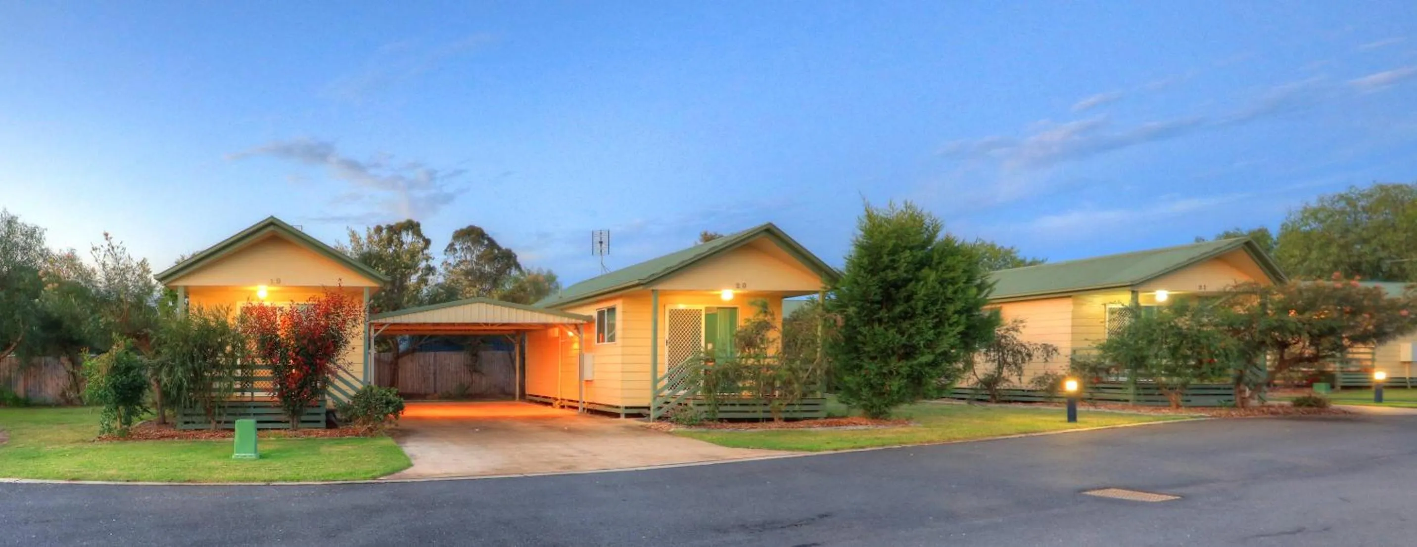 Property building in PepperTree Cabins, Kingaroy