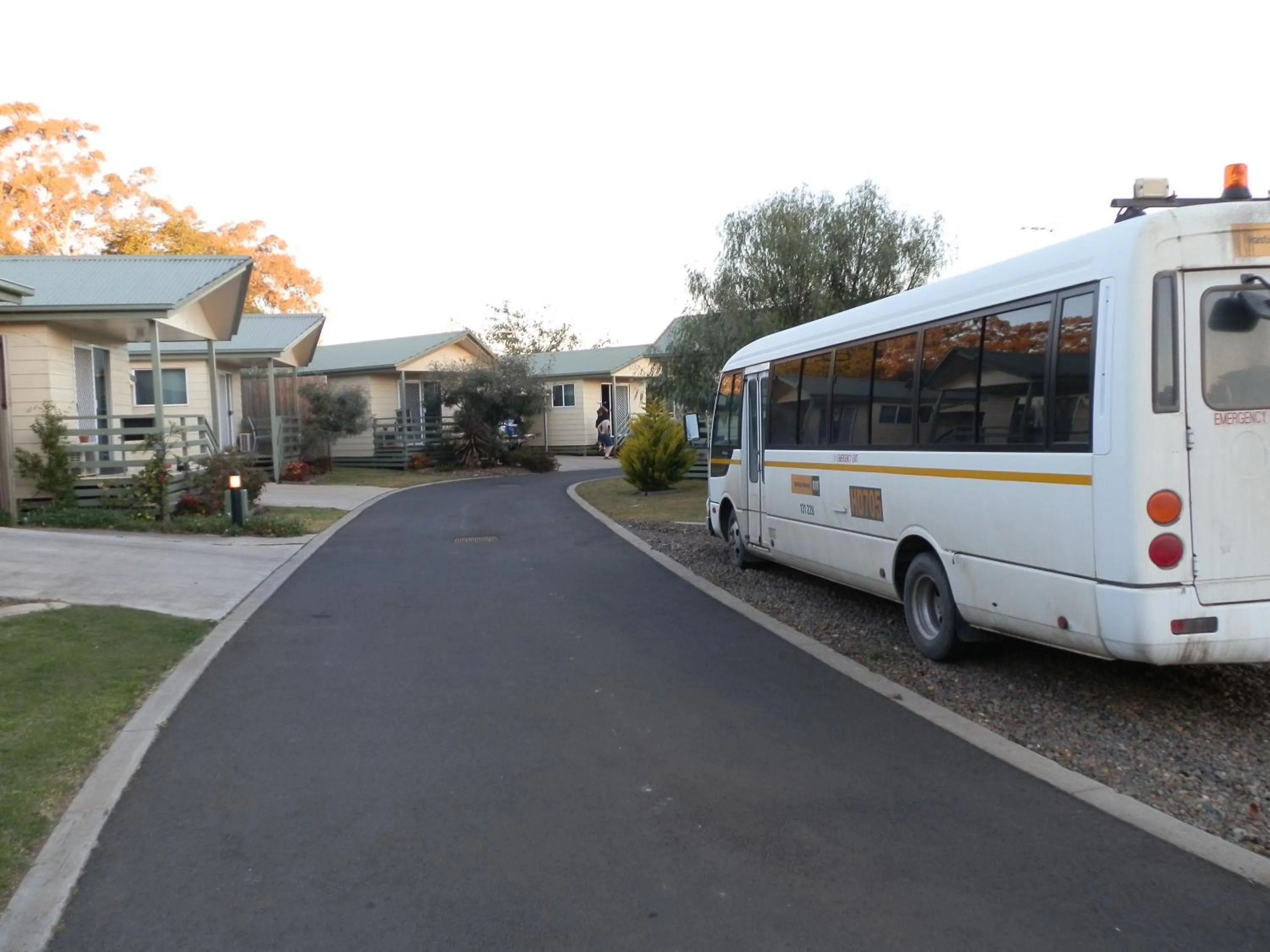 Facade/entrance in PepperTree Cabins, Kingaroy