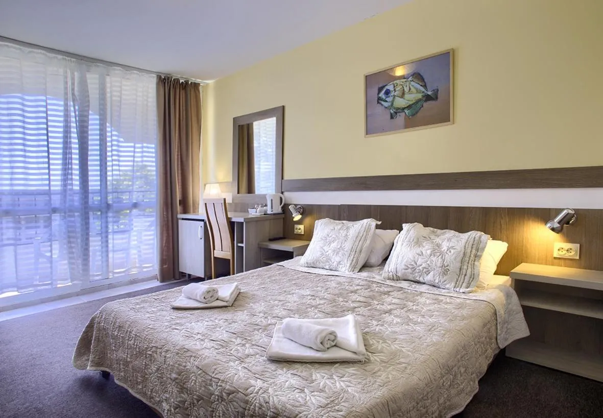 Bed in Hotel Naslada