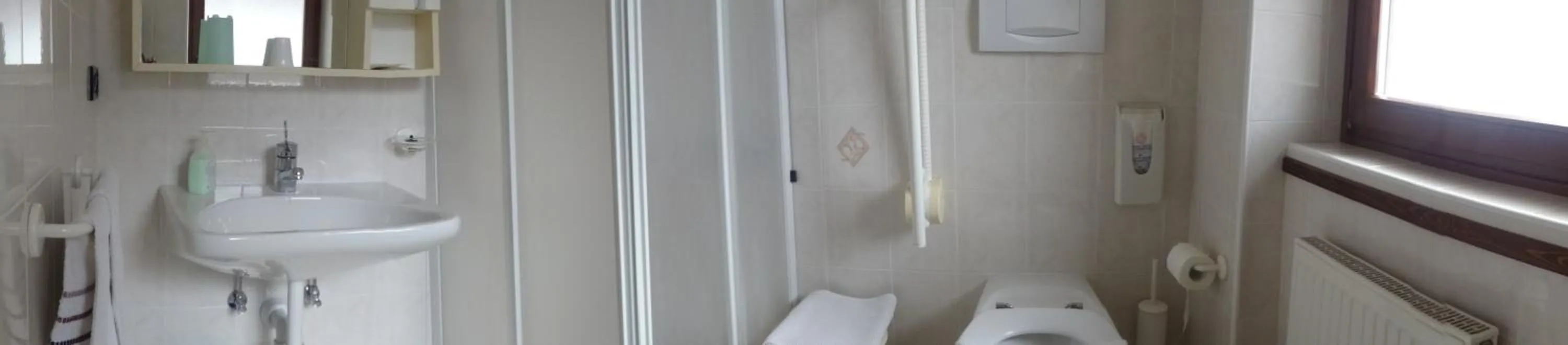 Bathroom in Hotel Genzianella