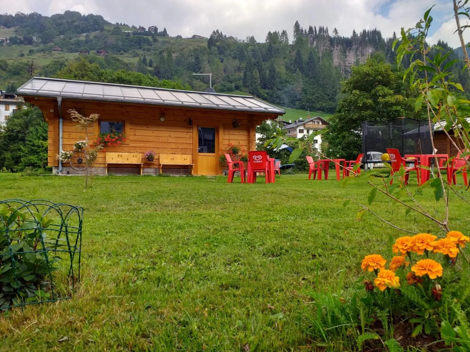 Children play ground in Hotel Genzianella