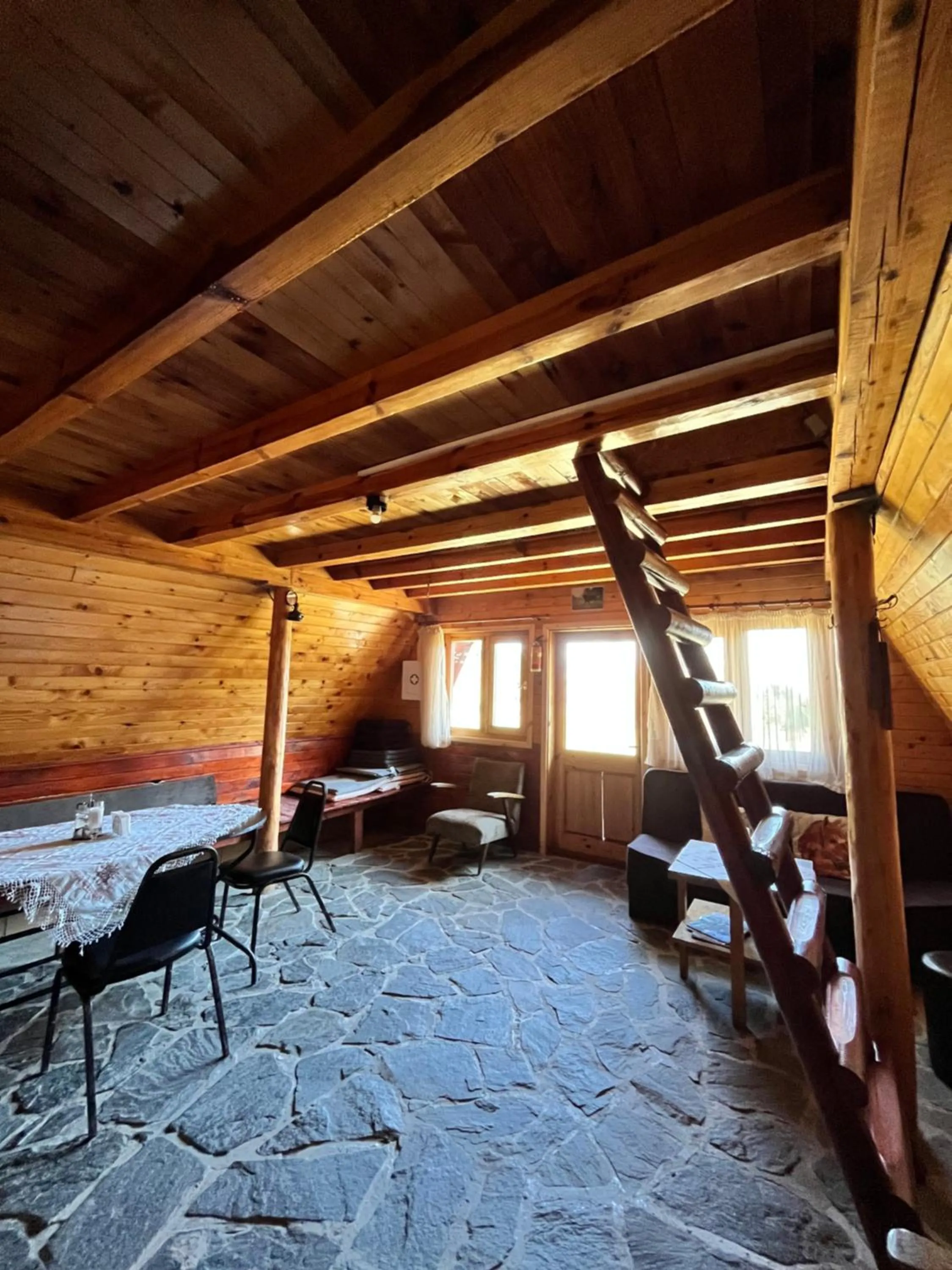 Communal lounge/ TV room in Rusaliite Adventure House