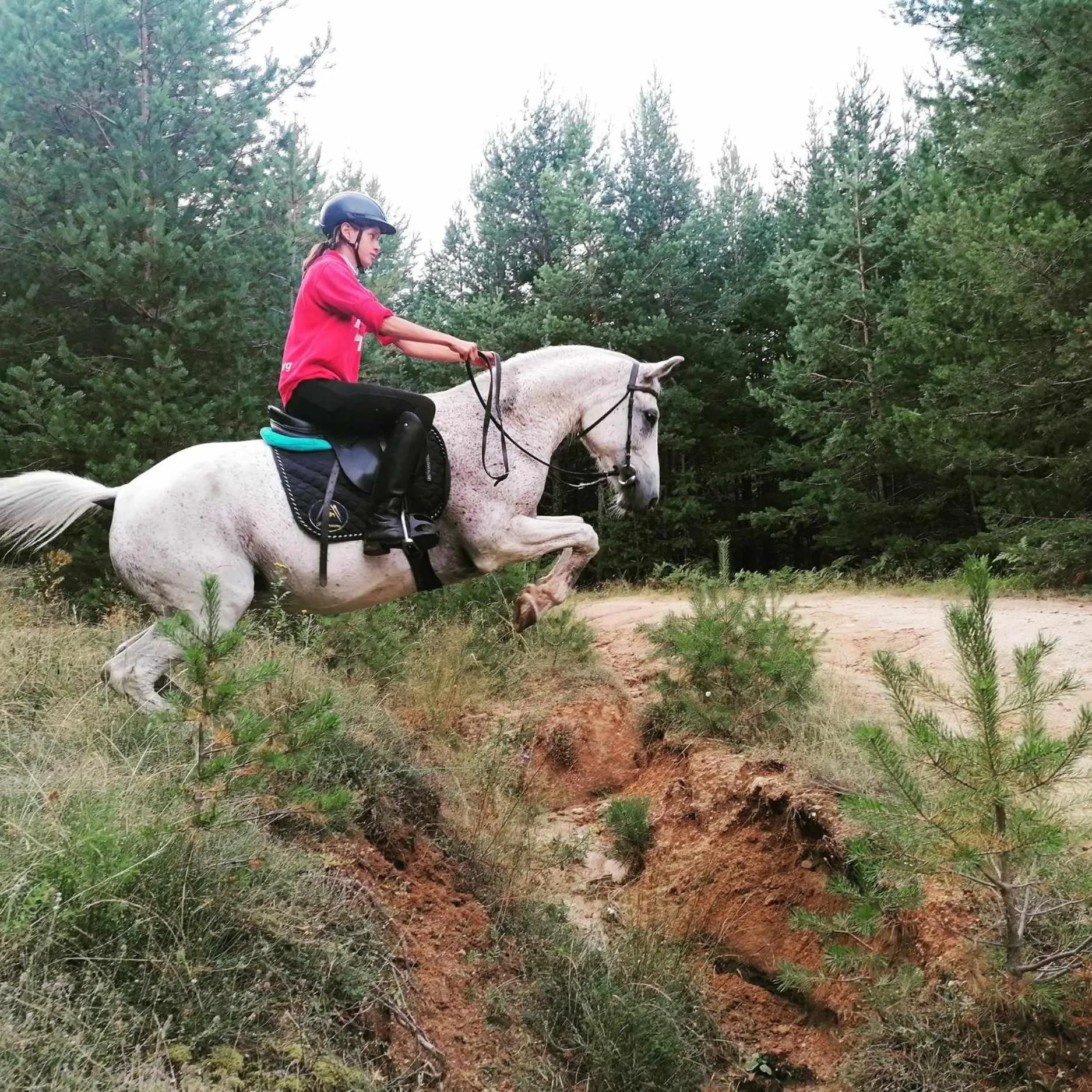 Horse-riding in Rusaliite Adventure House