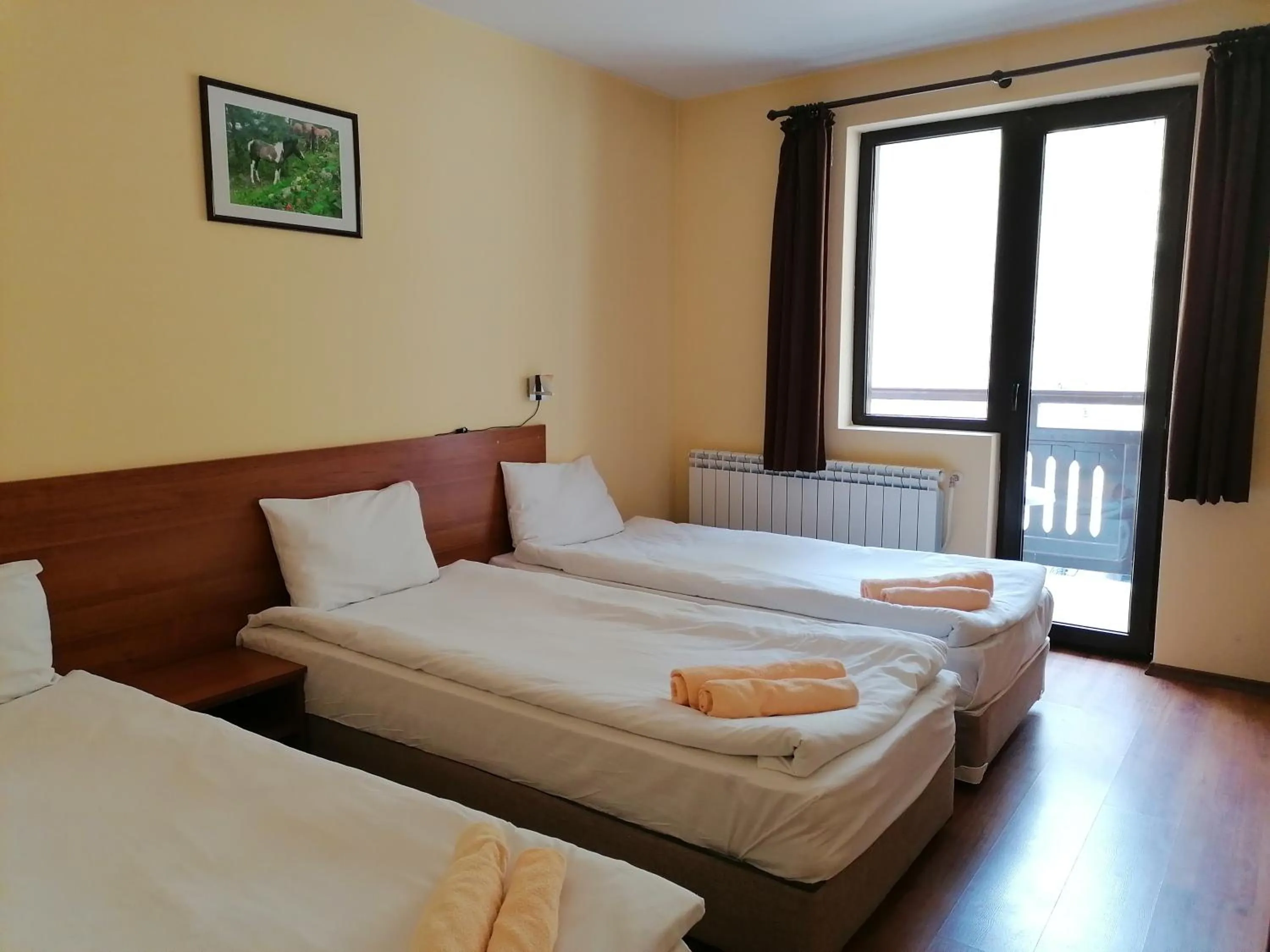 Bed in Rusaliite Adventure House